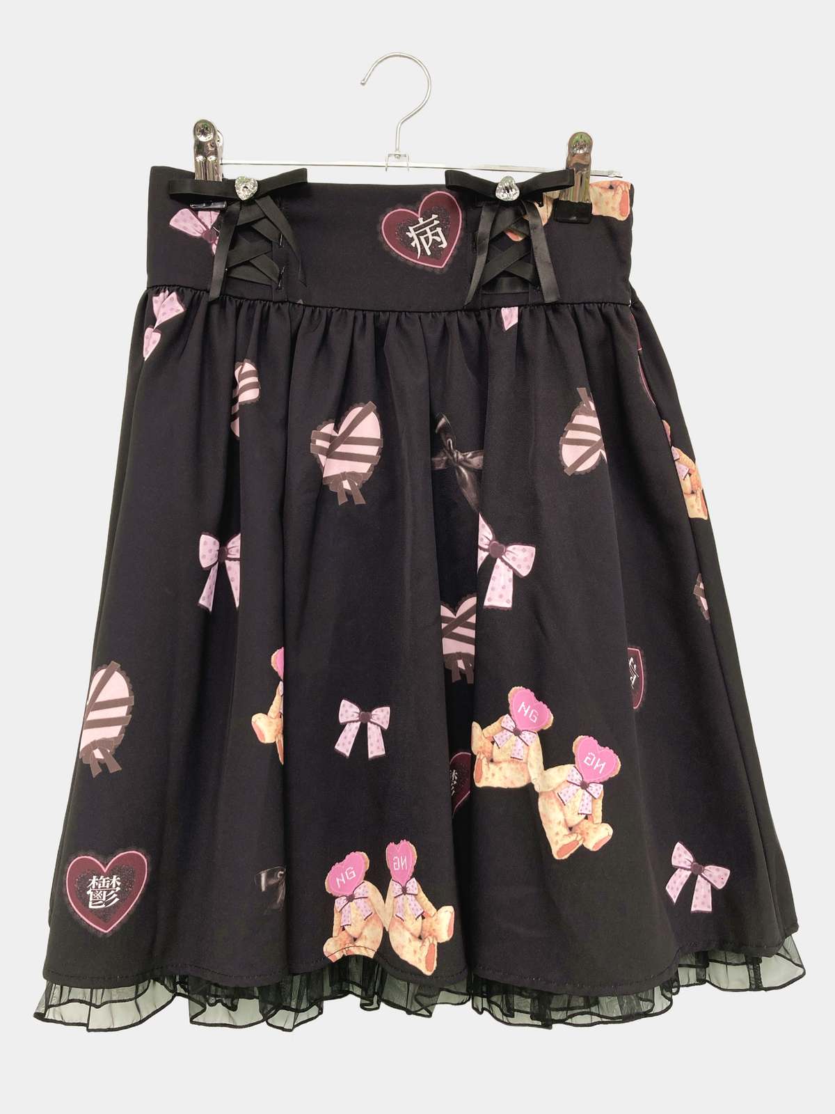 【中古】AnkRouge アンクルージュ ショート/ミニスカート M ブラック レディース