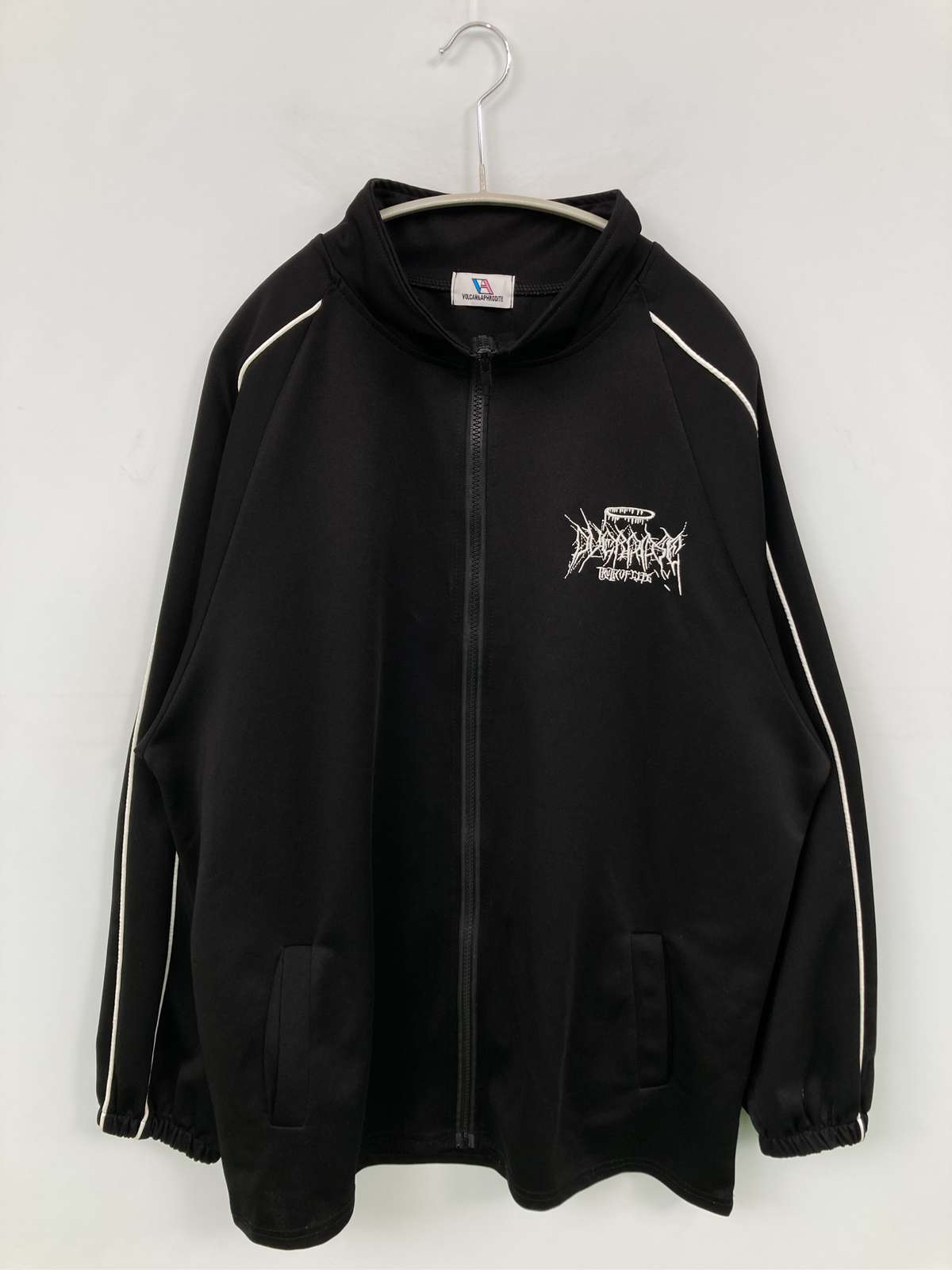【中古】VOLCAN&APHRODITE ヴォルカンアンドアフロディーテ ジャージ/トラックジャケット MEDIUM ブラック メンズ レディース