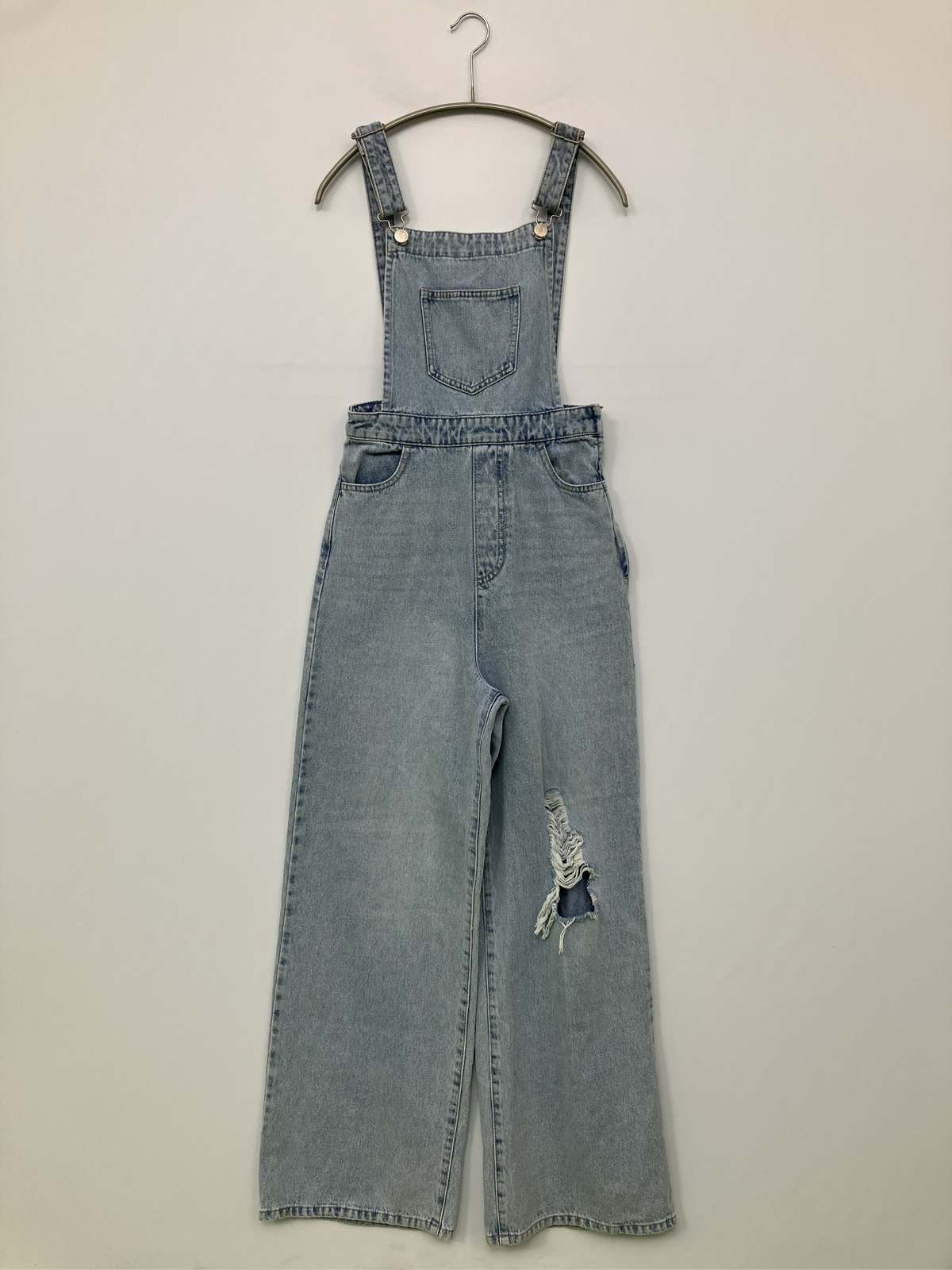 【中古】Darich ダーリッチ サロペット/オーバーオール M スカイブルー フルレングス デニム コットン レディース