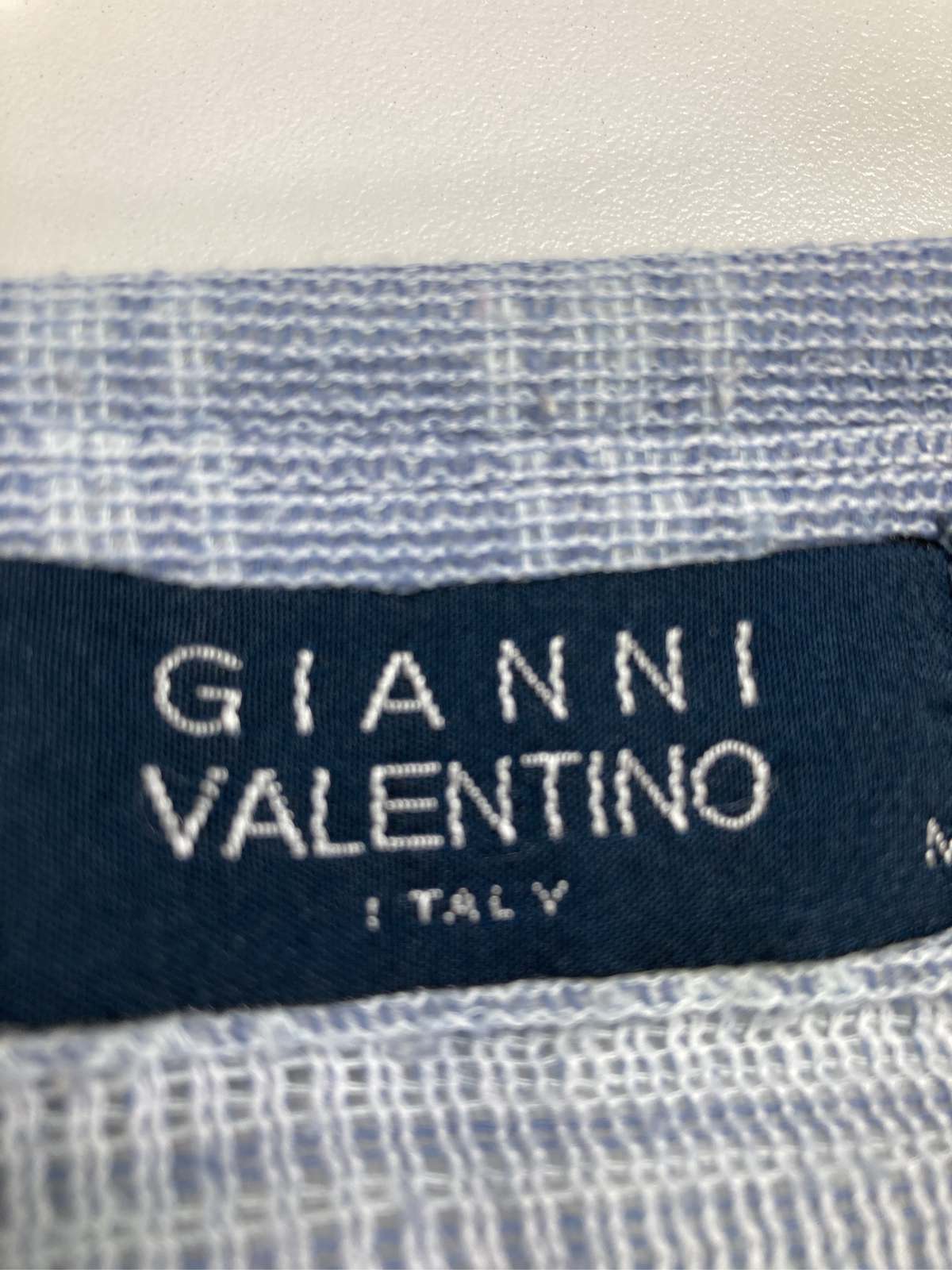 【中古】GIANNI VALENTINO ジャンニバレンチノ ポロシャツ M グレー チェック柄 半袖 メンズ digdig-10058356 digdig 楽天市場店 サンプル画像3