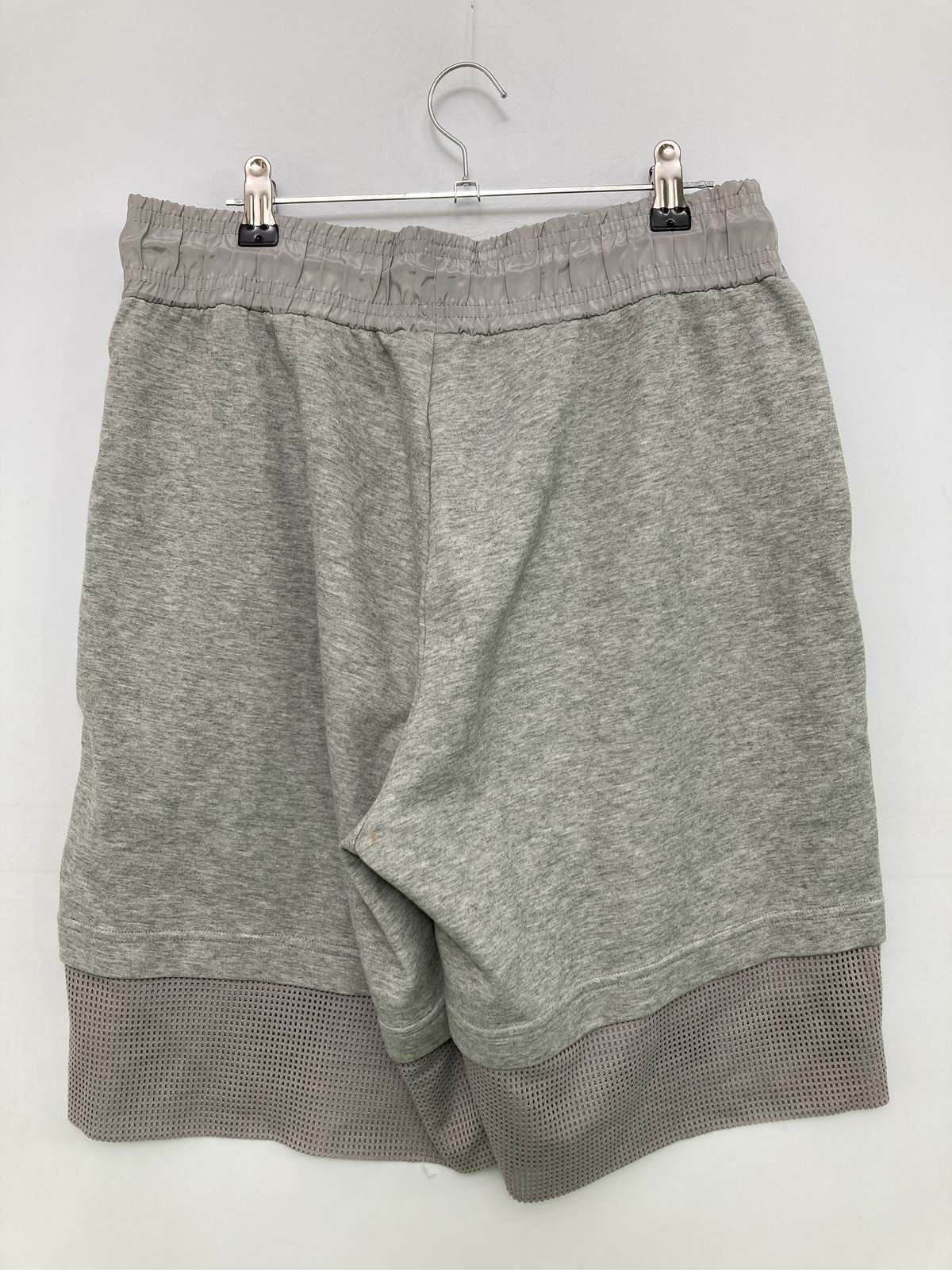 【中古】NIKE ナイキ スウェットパンツ L グレー 無地 ブランドロゴ ワンポイント スタンダード レギュラー ウエストゴム・紐 レディース