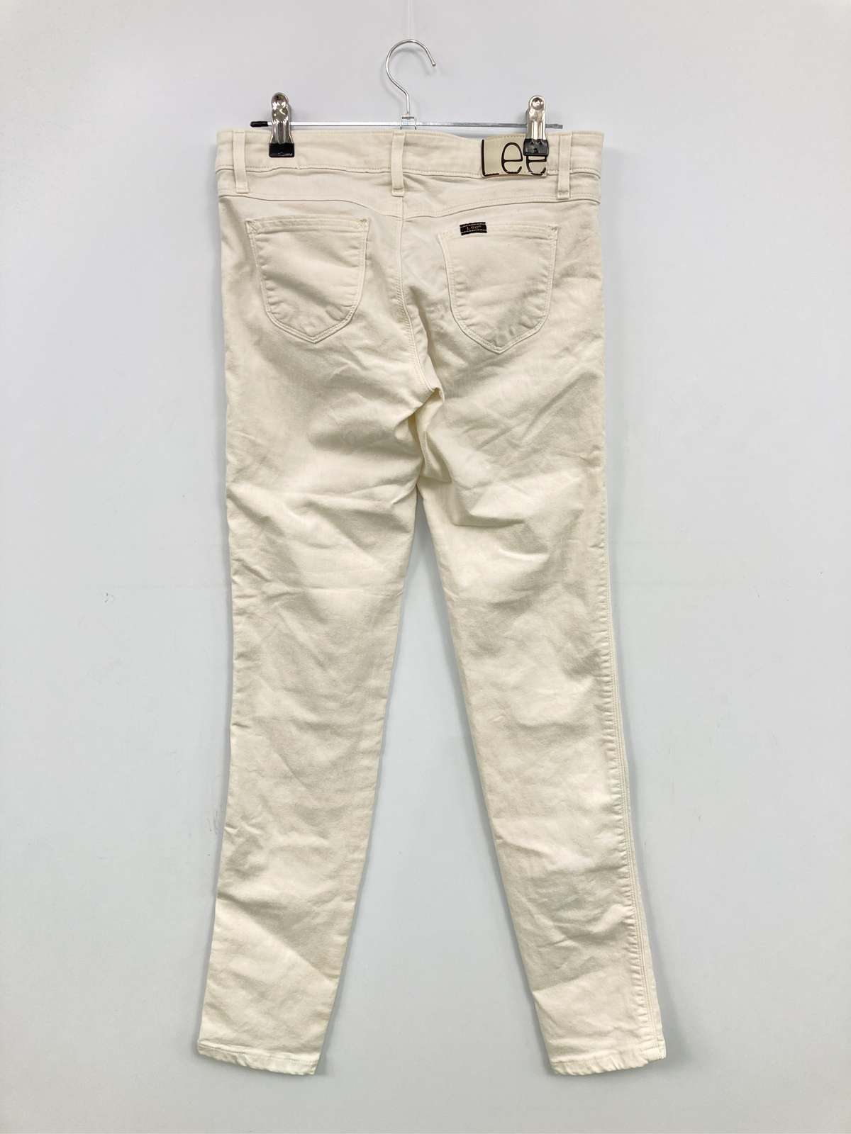 【中古】Lee リー チノパンツ M ホワイト レディース