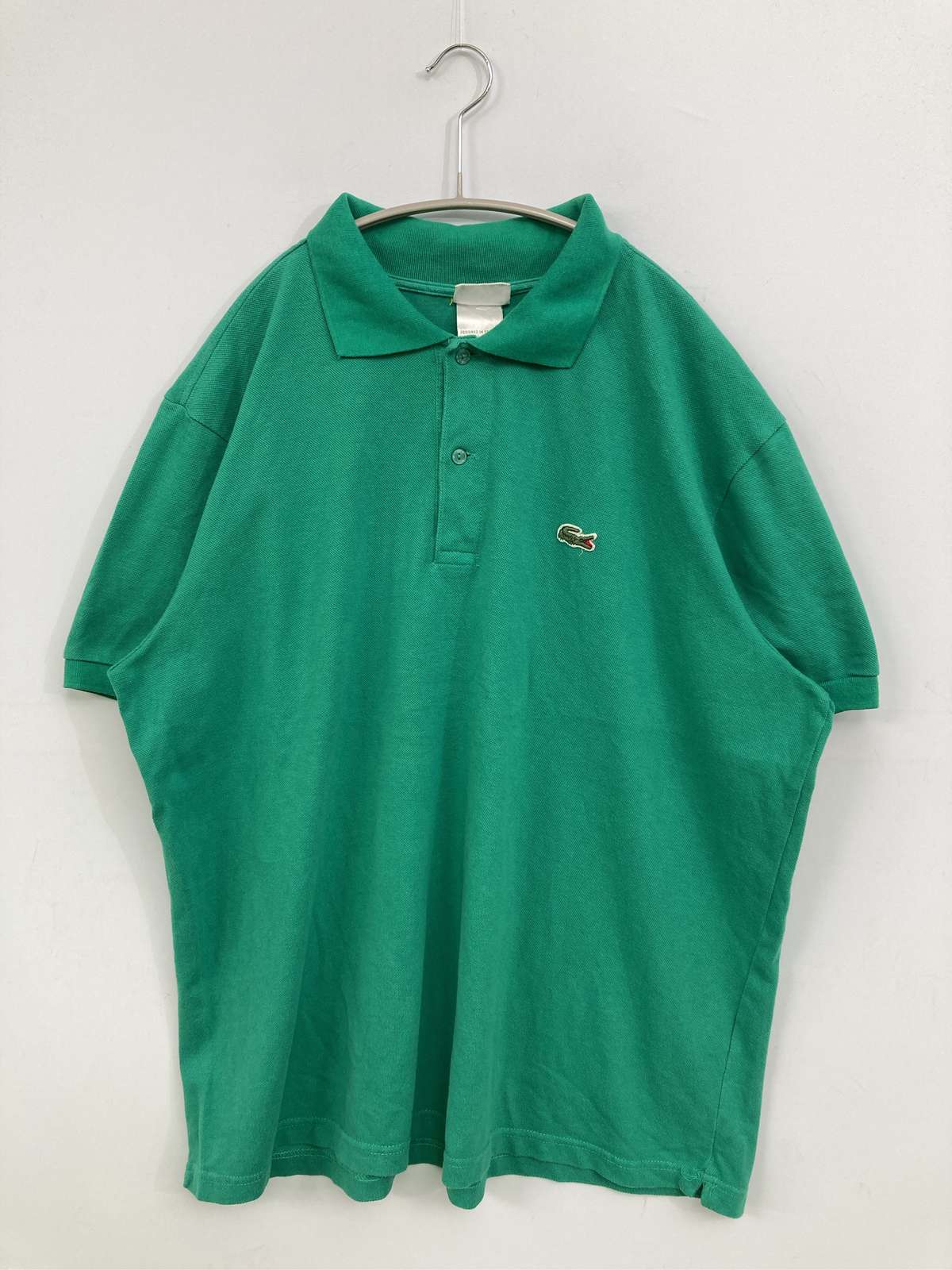 【中古】LACOSTE ラコステ ポロシャツ グリーン メンズ