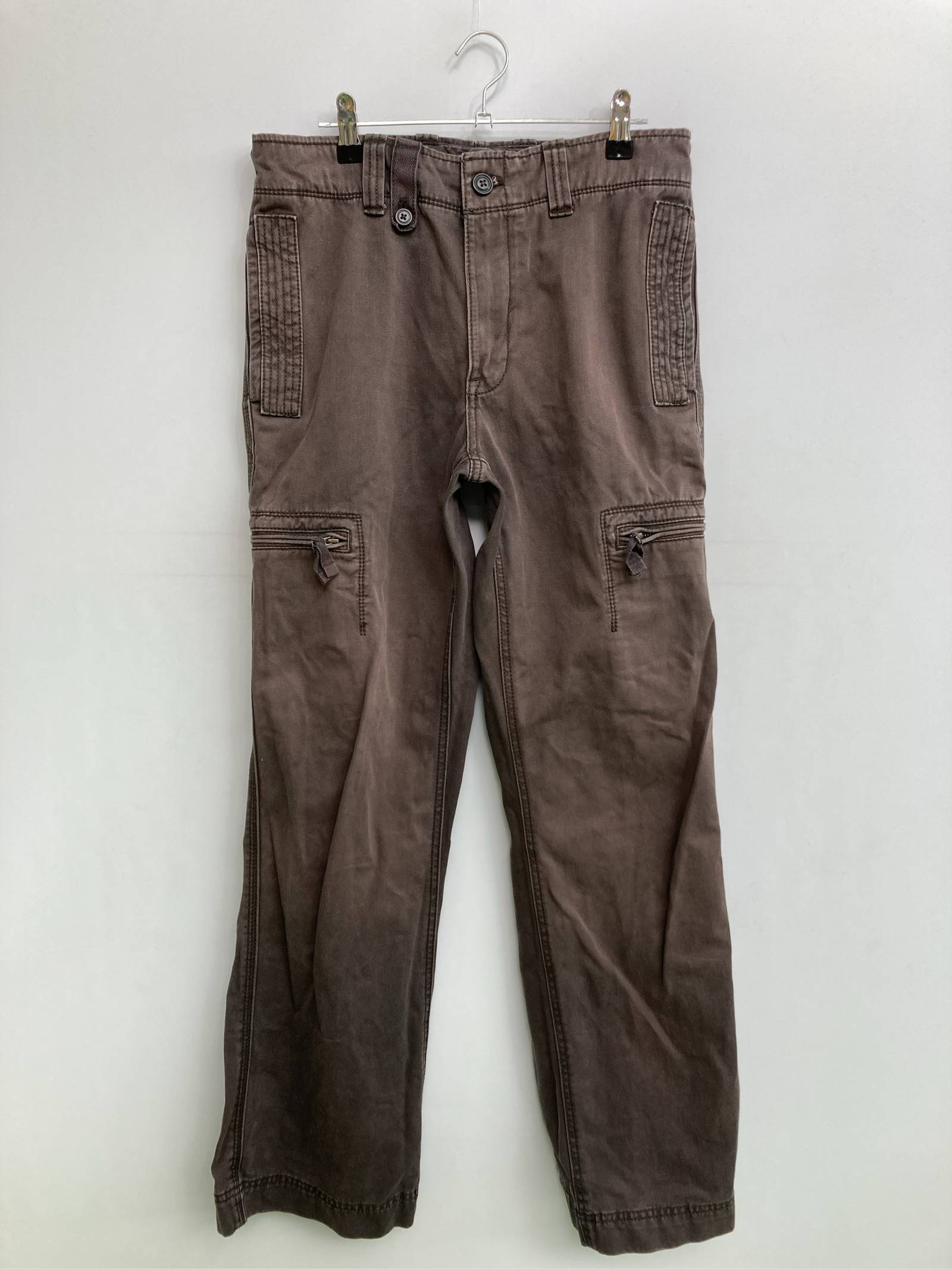 乐天商城 - 【中古】GAP ギャップ カーゴパンツ 76x81 ブラウン フルレングス コットン 無地 スタンダード ストレート レギュラー メンズ