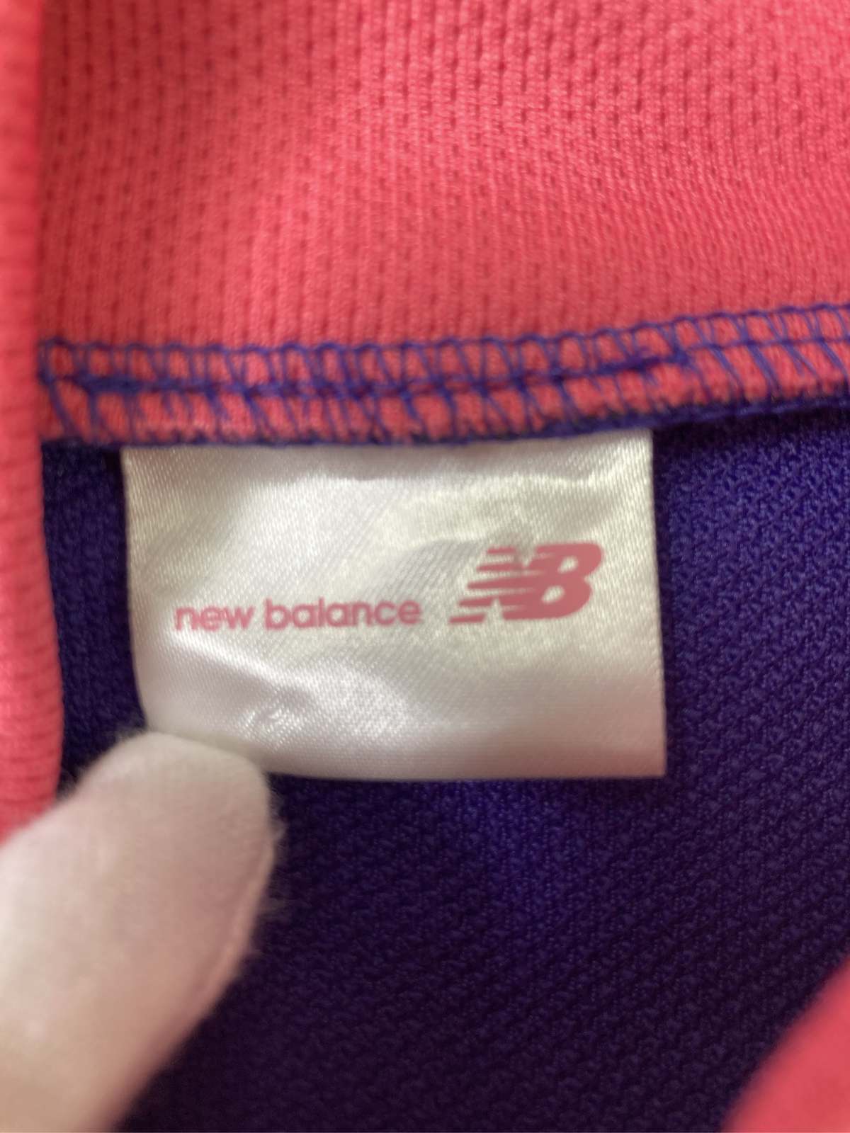 【中古】New Balance ニューバランス ジャージ/トラックジャケット LL パープル メ...
