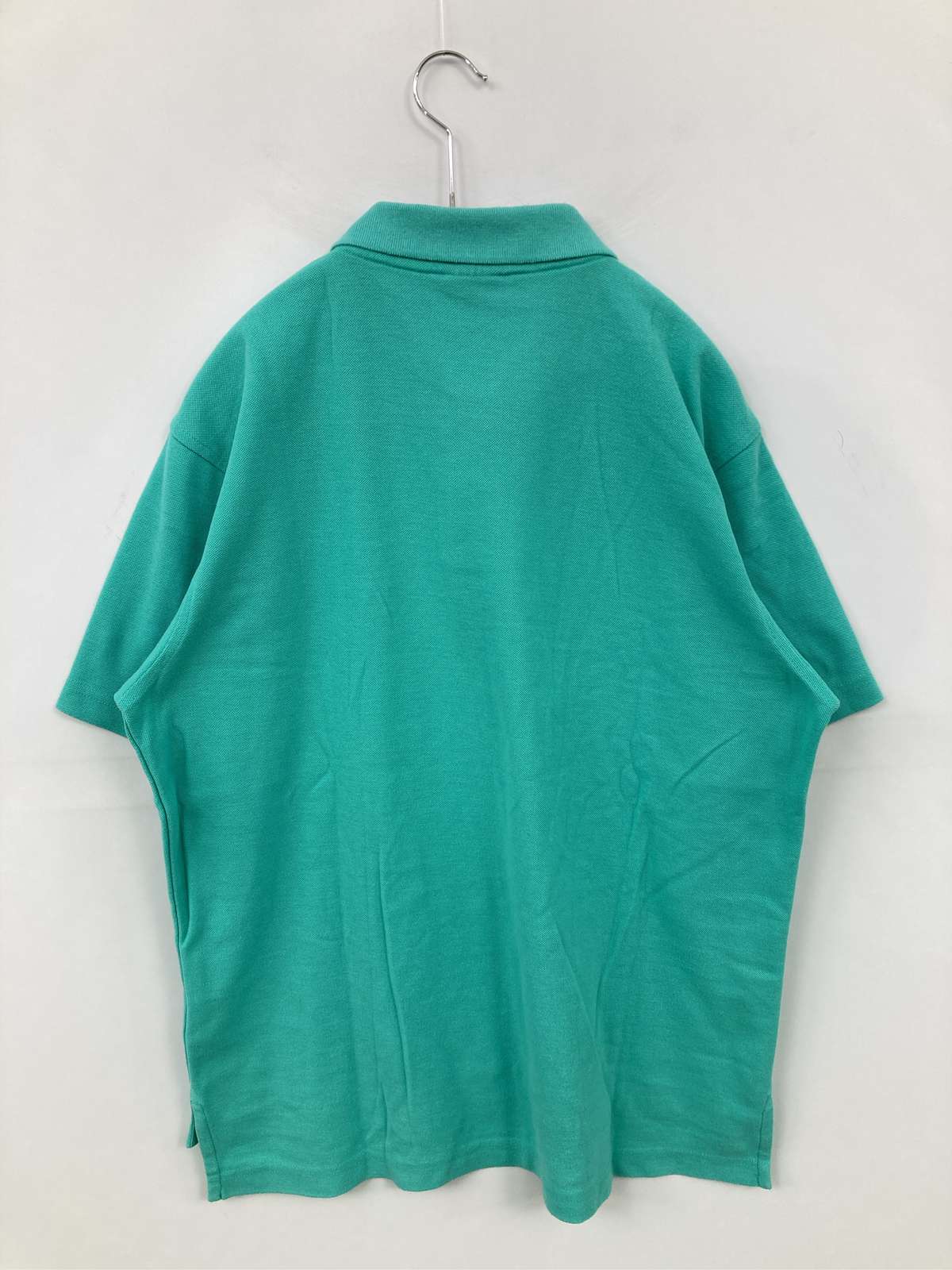 digdig 楽天市場店の【中古】Columbia コロンビア ポロシャツ L グリーン 無地 ブランドロゴ 刺繍 半袖 メンズ｜アングル2
