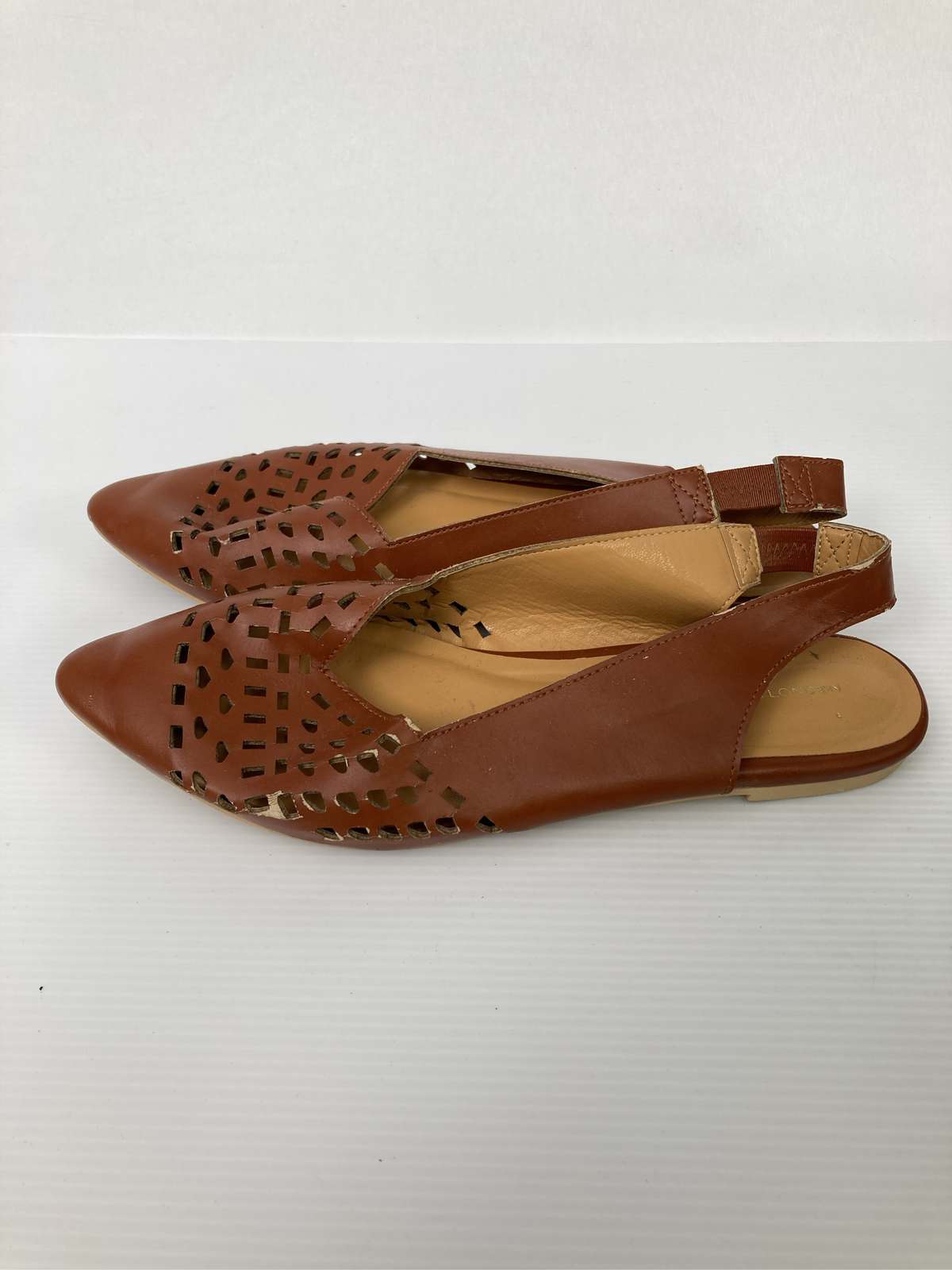 【中古】HK WORKS LONDON エイチケーワークスロンドン サンダル LL ブラウン 合成...