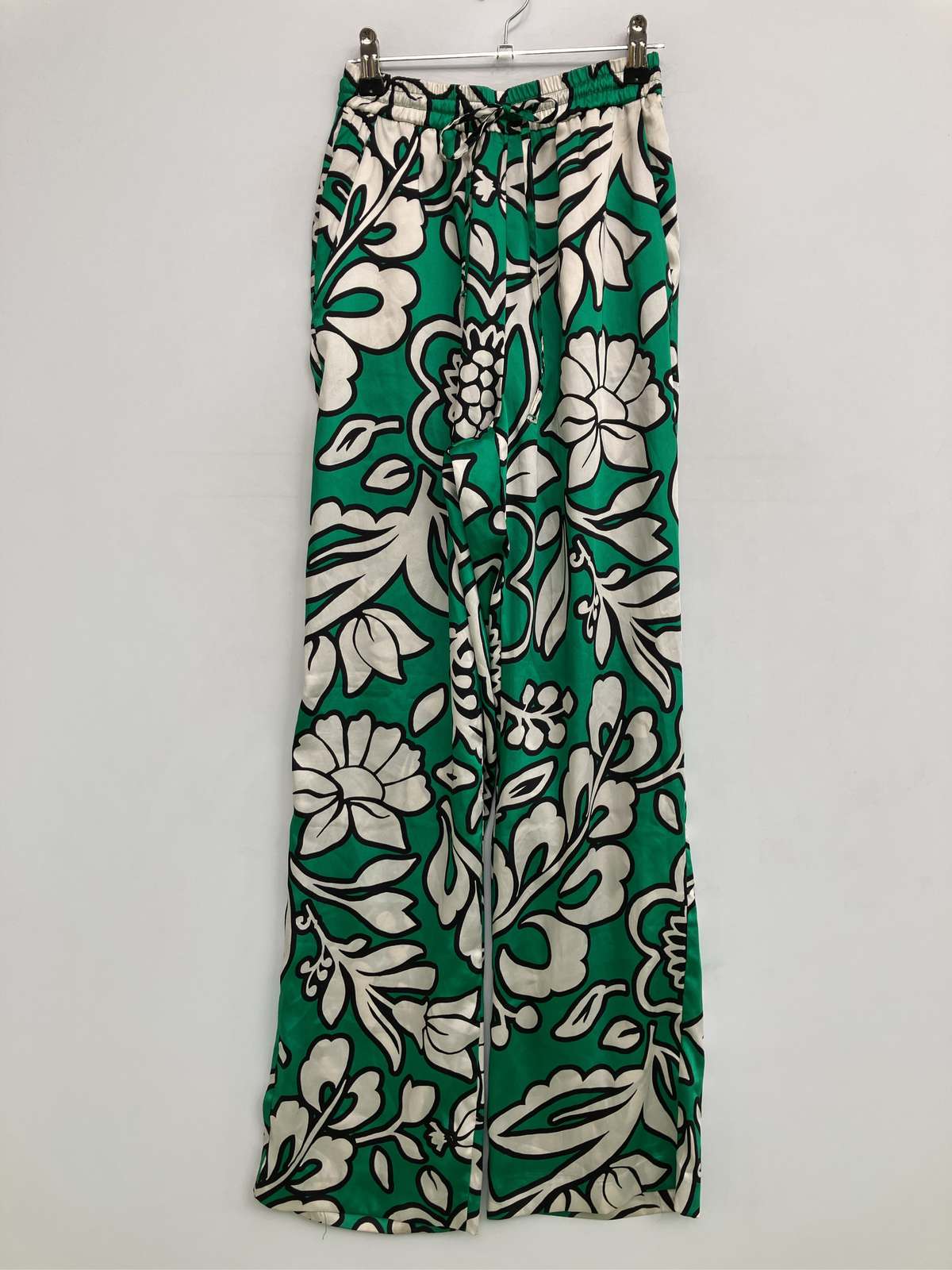 ZARA ザラ ロングスカート USA XS グリーン レディース