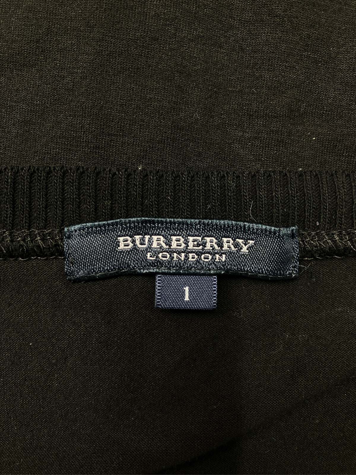 中古 BURBERRY LONDON バーバリーロンドン カーディガン ボレロ 1 ブラック 無地 ワンポイント ミドル丈 長袖 digdig-10028946 digdig 楽天市場店 サンプル画像3