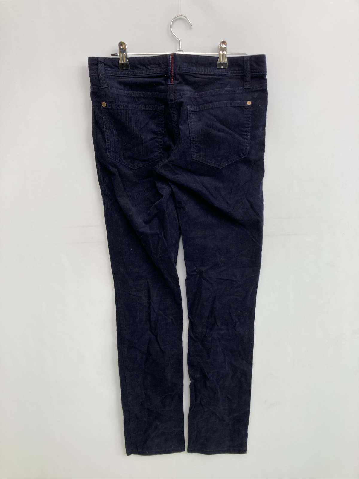 【中古】TOMMY HILFIGER トミーヒルフィガー パンツ S ネイビー レディース
