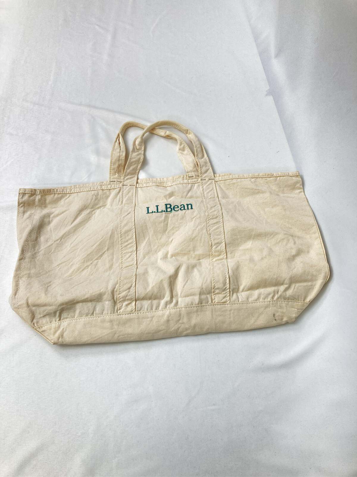 【中古】L.L.Bean エルエルビーン トートバッグ アイボリー メンズ レディース