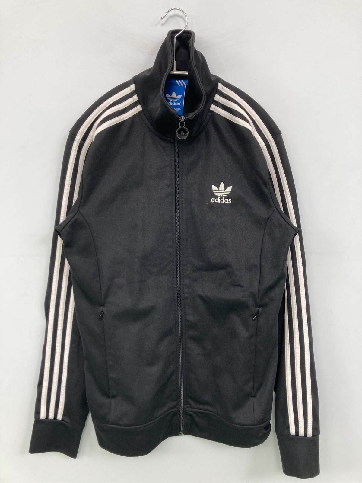 【中古】adidas アディダス ジャージ/トラックジャケット 95 ブラック メンズ