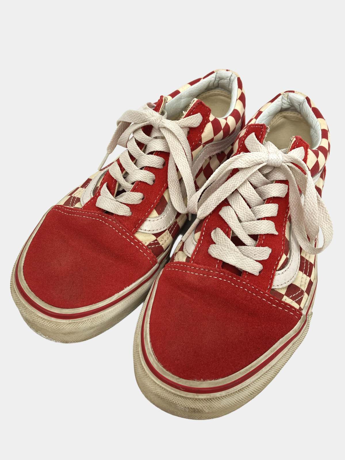 楽天市場】チェッカー vans 赤の通販