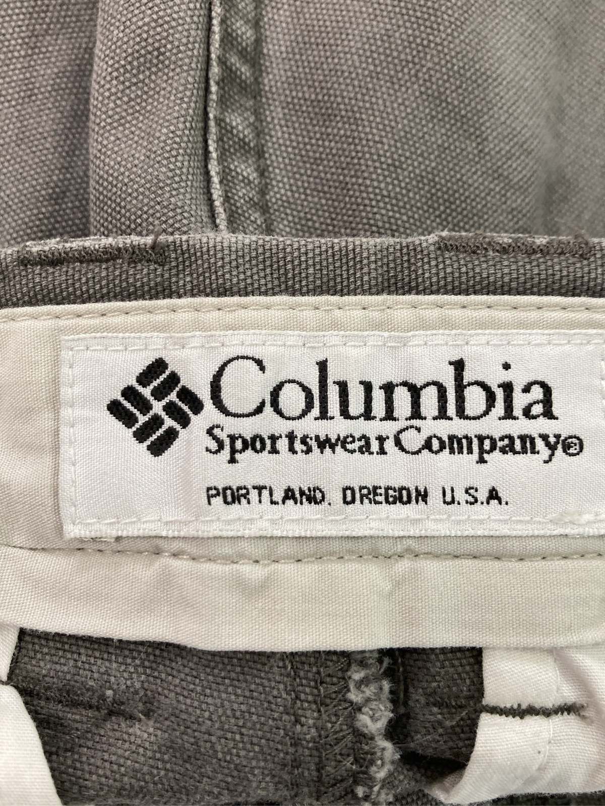 【中古】Columbia コロンビア チノパンツ グレー ショート・ひざ上丈 コットン 無...