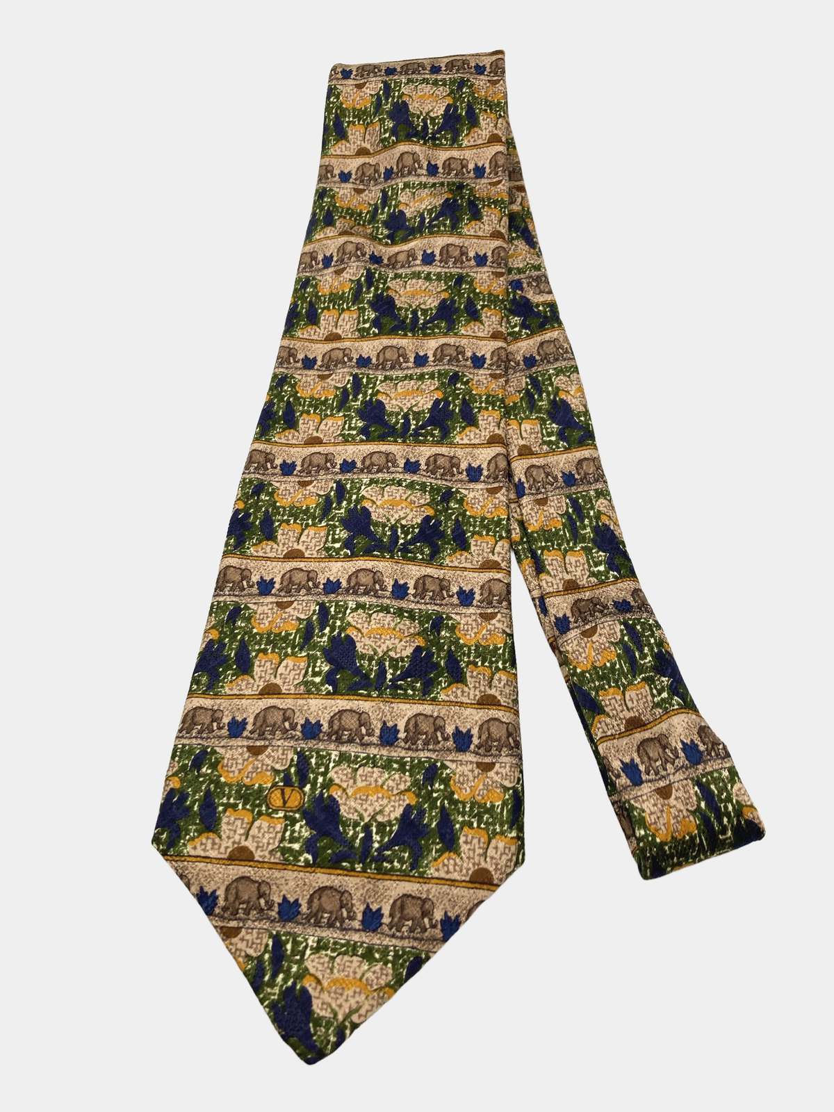 【中古】valentino garavani ネクタイ ベージュ その他総柄 メンズ