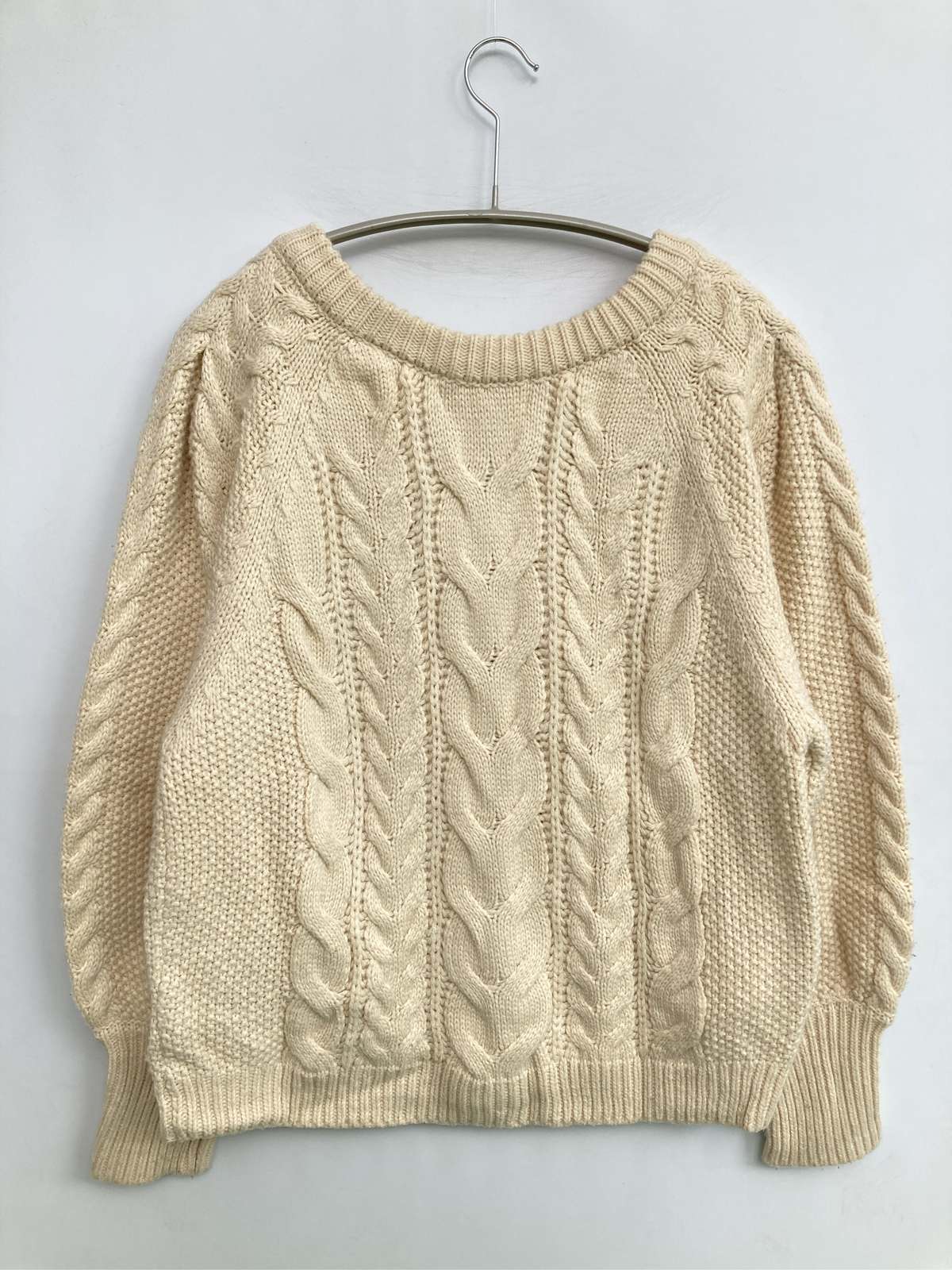 【中古】ROPE PICNIC ロペピクニック カーディガン/ボレロ 38 アイボリー ウール・ニット 無地 ミドル丈 長袖 レディース digdig-10025714 digdig 楽天市場店 サンプル画像2