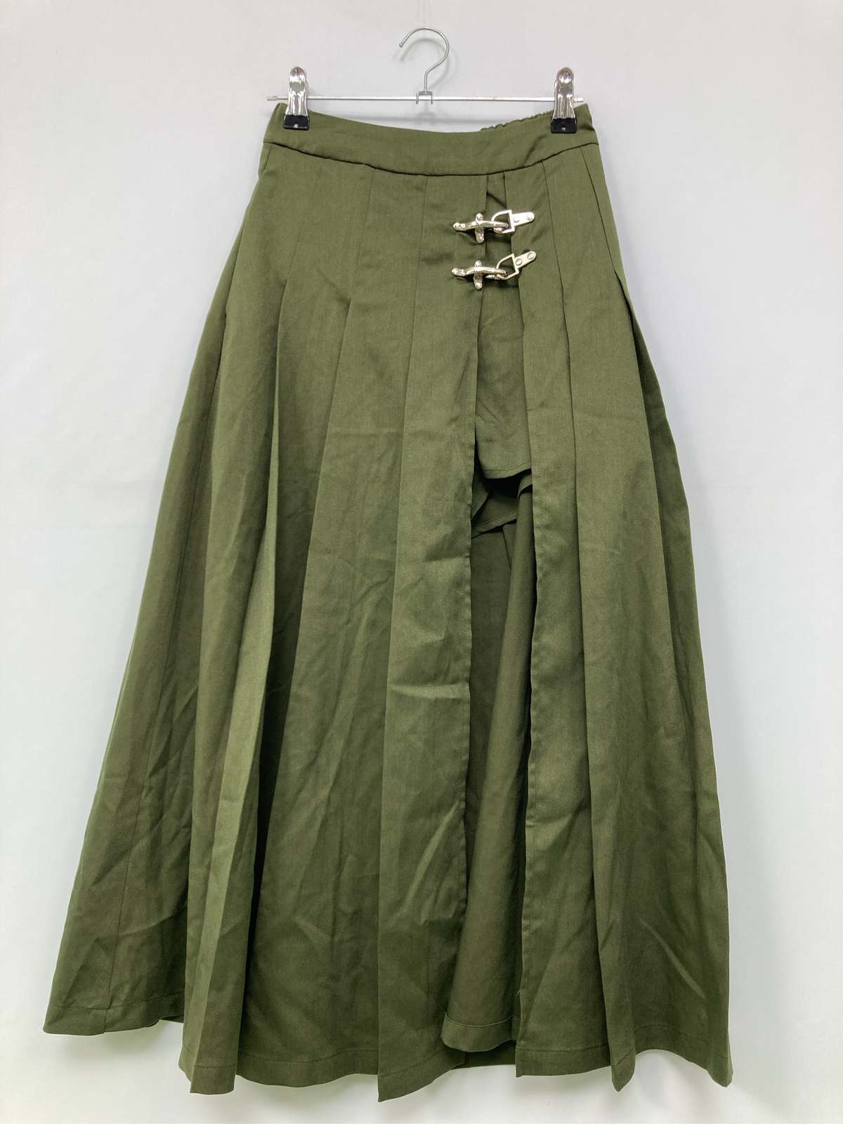 【中古】RASVOA ラスボア スカート 99 カーキ レディース