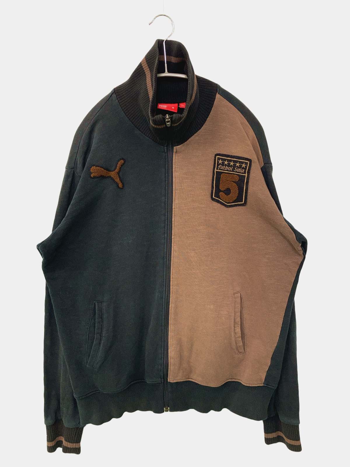 【中古】PUMA プーマ ジャージ/トラックジャケット M ブラック メンズ ブランド古着