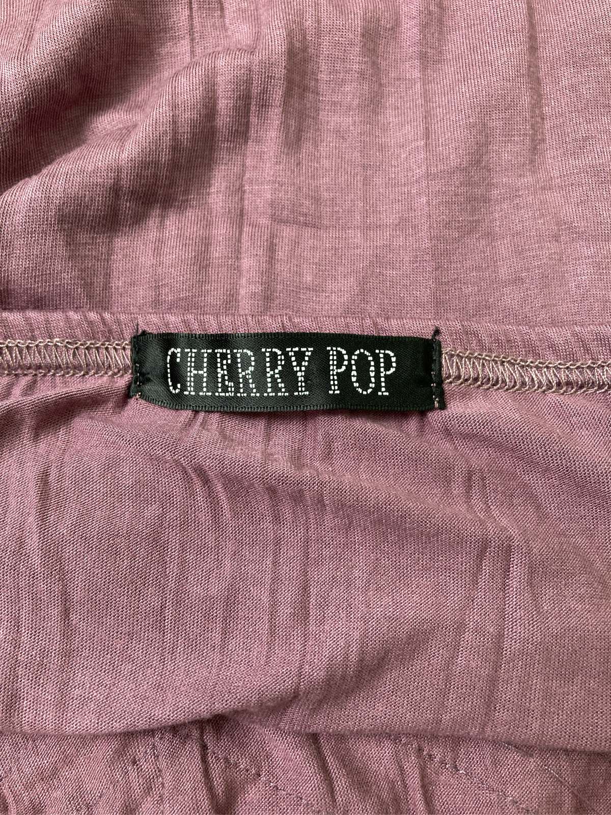 【中古】CHERRY POP キャミソール L バスト86～94　身長154～162 レッド レディース
