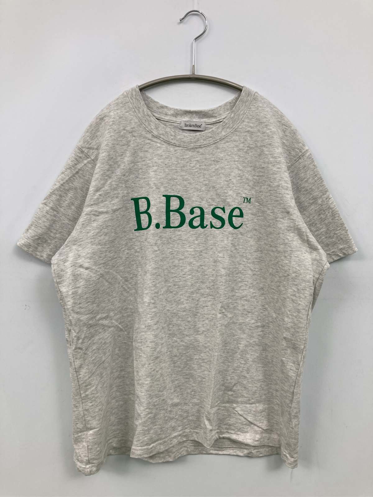 【中古】BrokenBase ブロークンベース Tシャツ/カットソー S グレー レディース