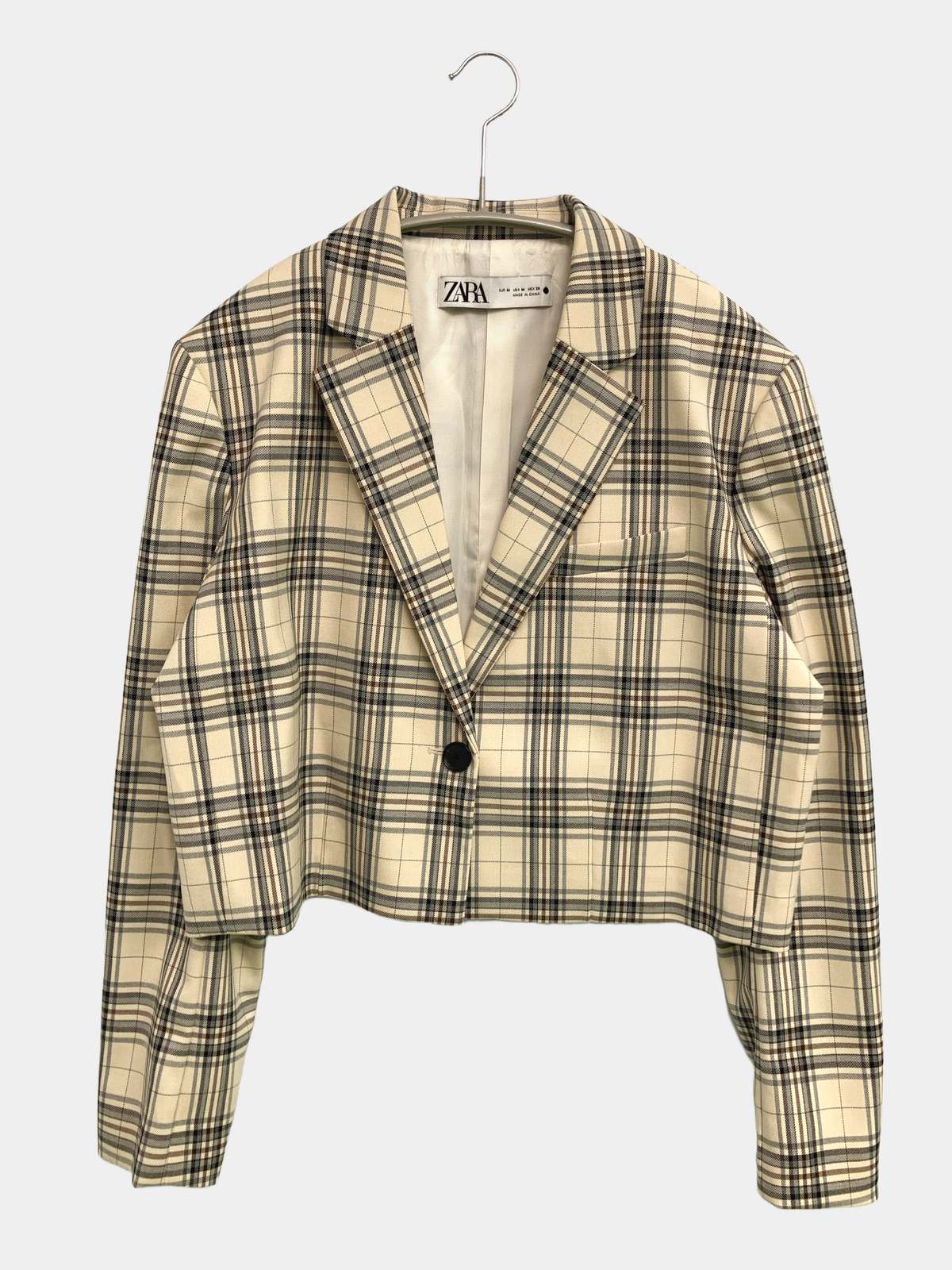 楽天市場】zara チェック ジャケットの通販