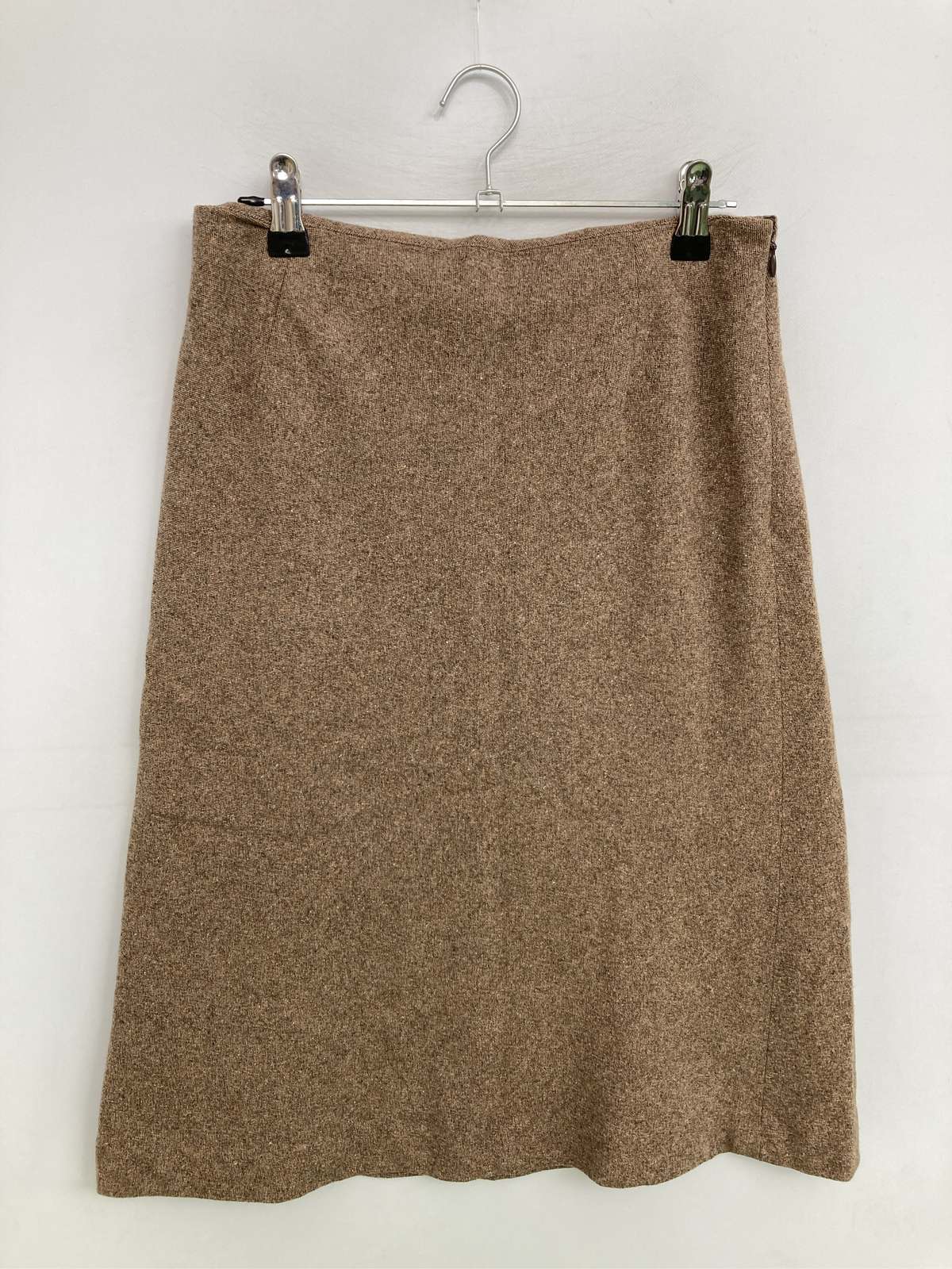 【中古】marie claire マリークレール スカート 67 ベージュ レディース