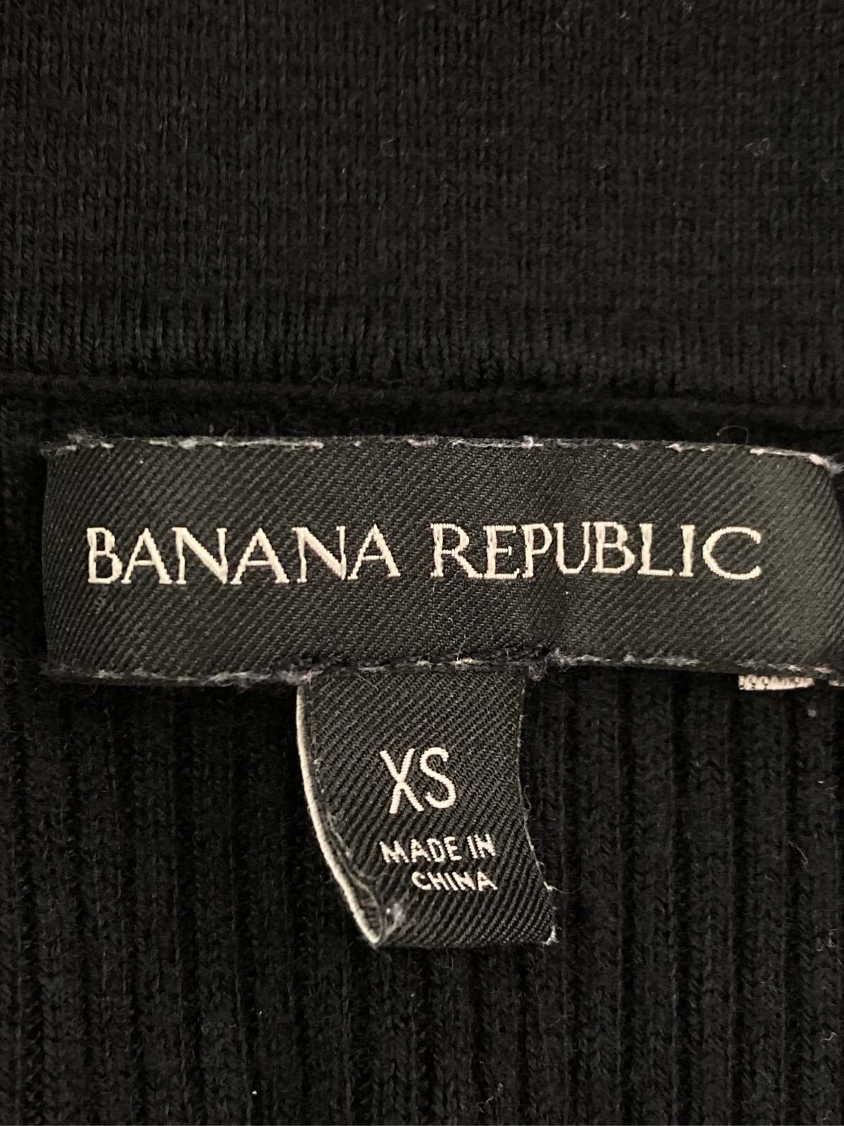 digdig 楽天市場店の【中古】BANANA REPUBLIC バナナリパブリック ポロシャツ XS ブラック カモフラージュ柄 半袖 レディース｜アングル3