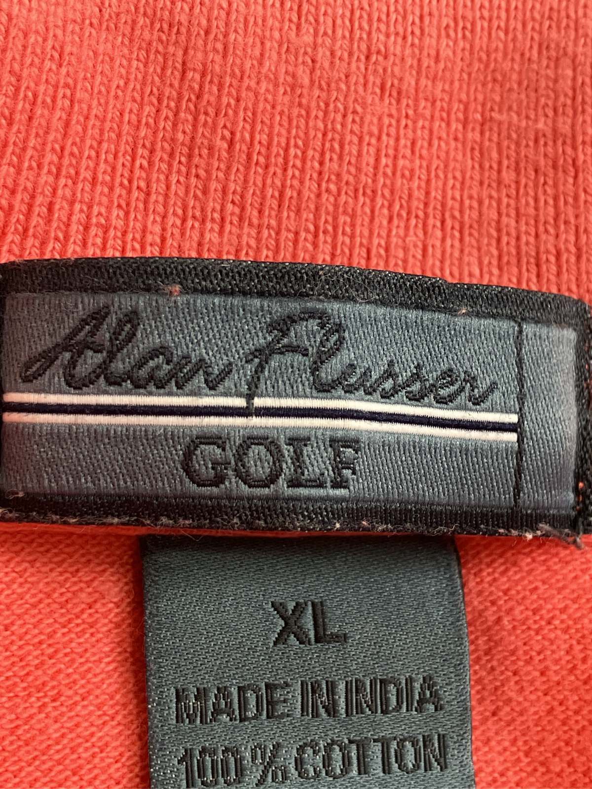 digdig 楽天市場店の【中古】Alan Flusser ポロシャツ XL レッド 無地 ワンポイント 半袖 レディース｜アングル3