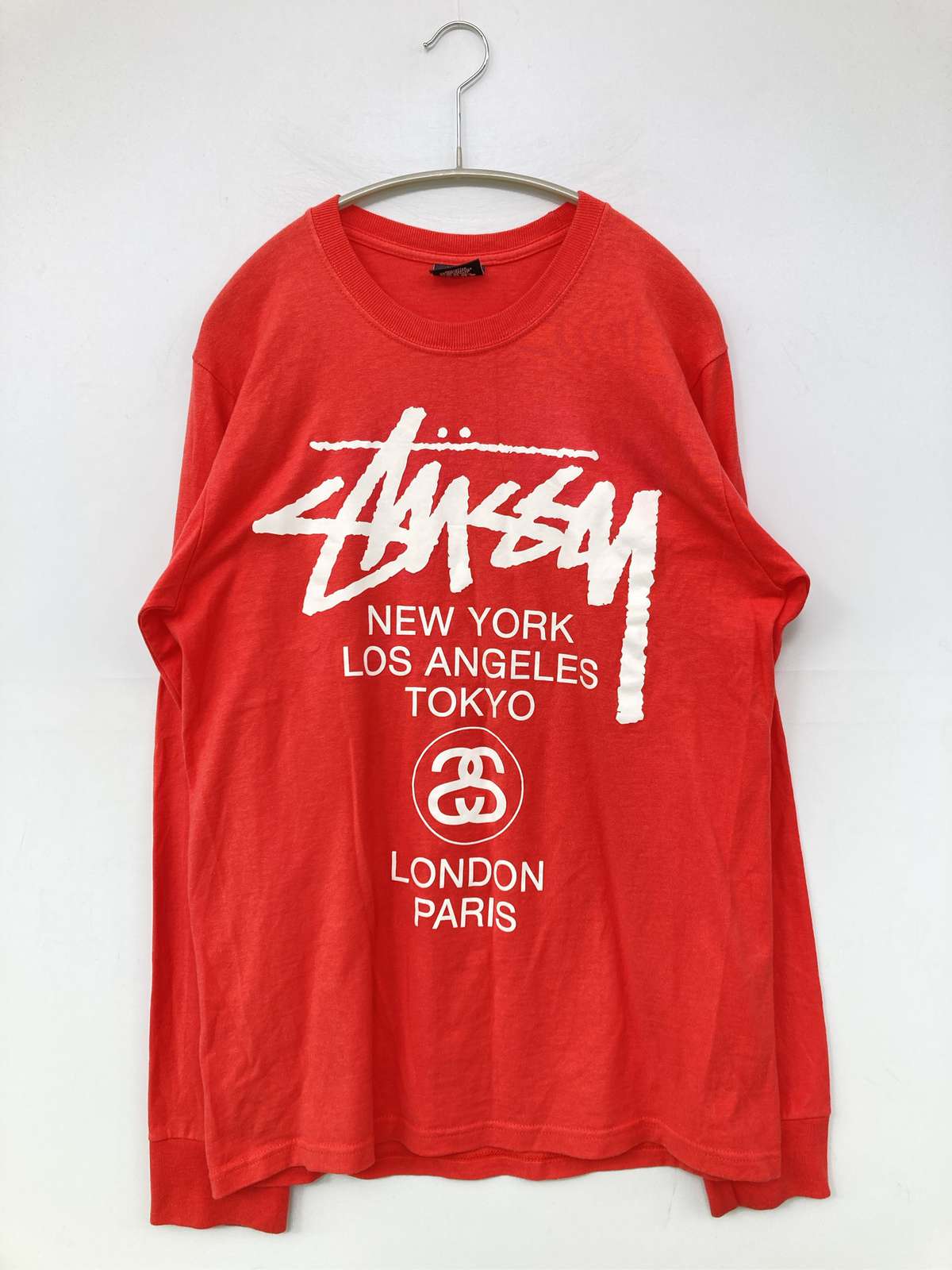 楽天市場】stussy（カラーレッド）（スウェット・トレーナー｜トップス