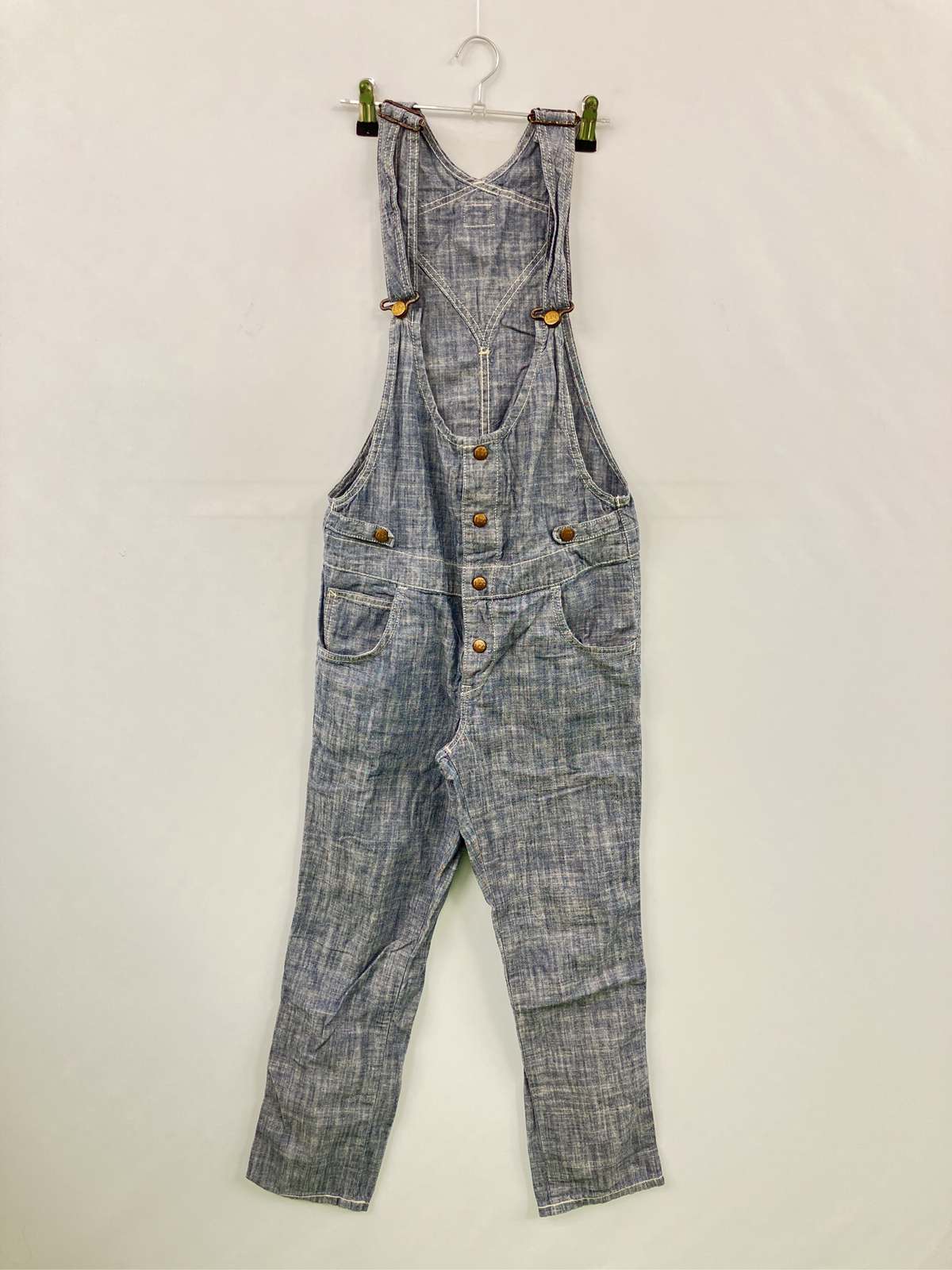 【中古】Lee リー サロペット/オーバーオール S ブルー フルレングス コットン レディース