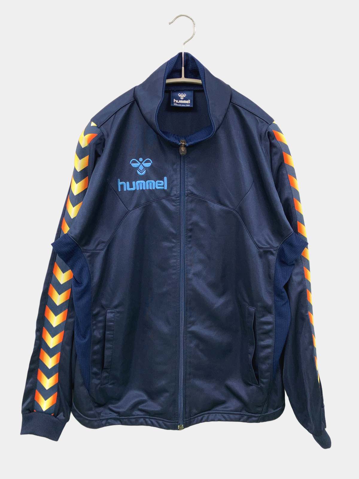 【中古】hummel ヒュンメル ジャージ/トラックジャケット S ネイビー メンズ ブランド古着 送料無料