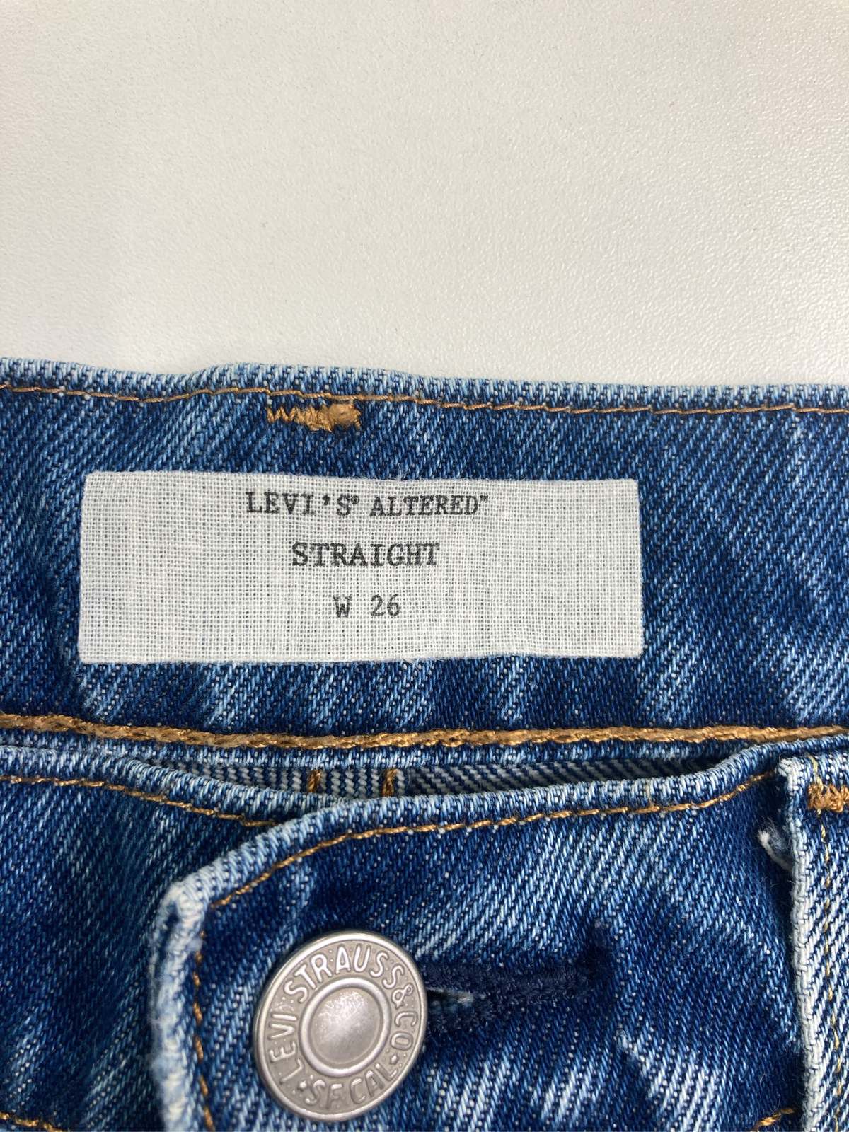 【中古】Levi's リーバイス デニムパンツ W26 ブルー レディース