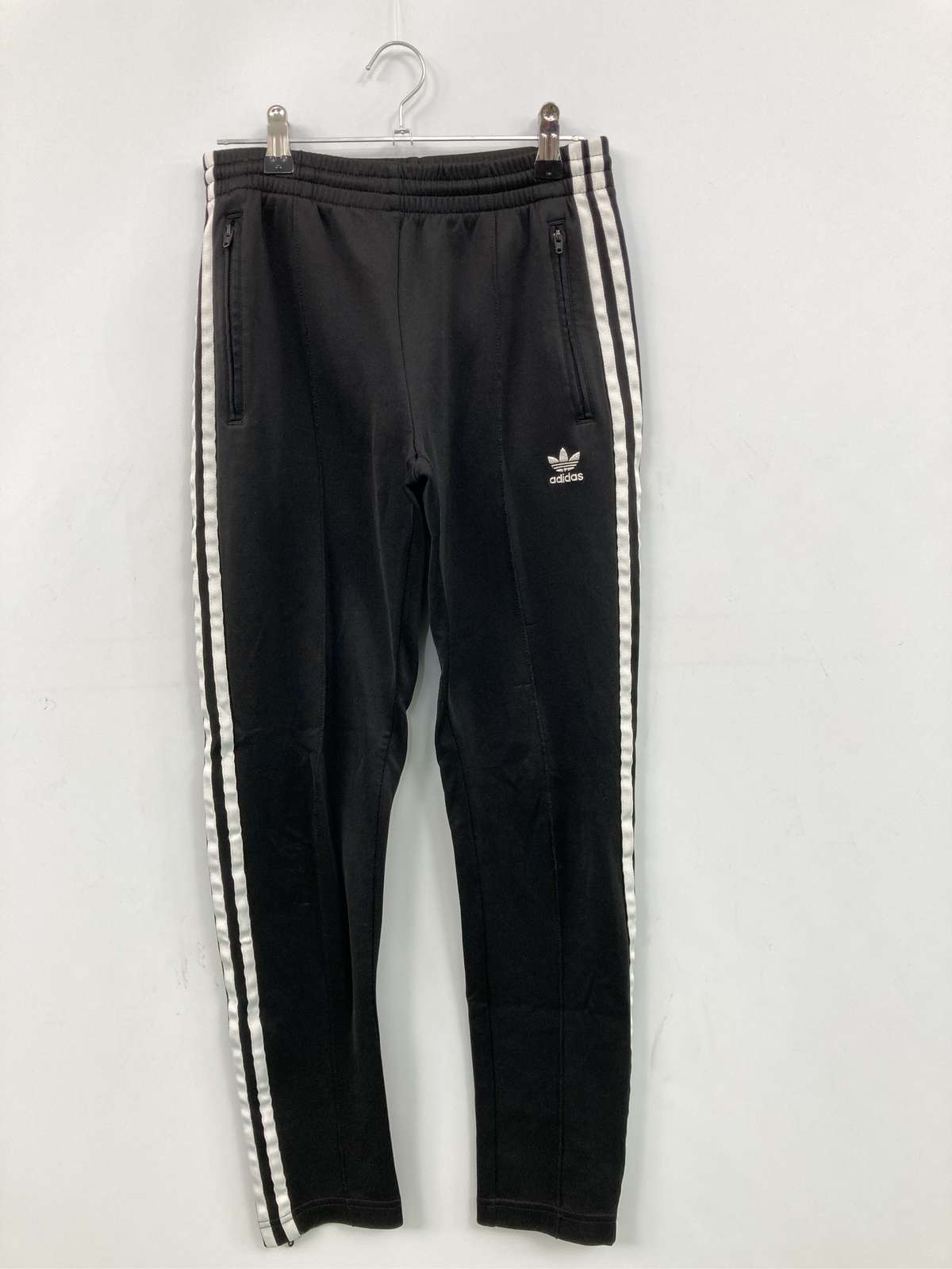 ADIDAS - 【中古】adidas アディダス ジャージ/トラックパンツ M ブラック レディース