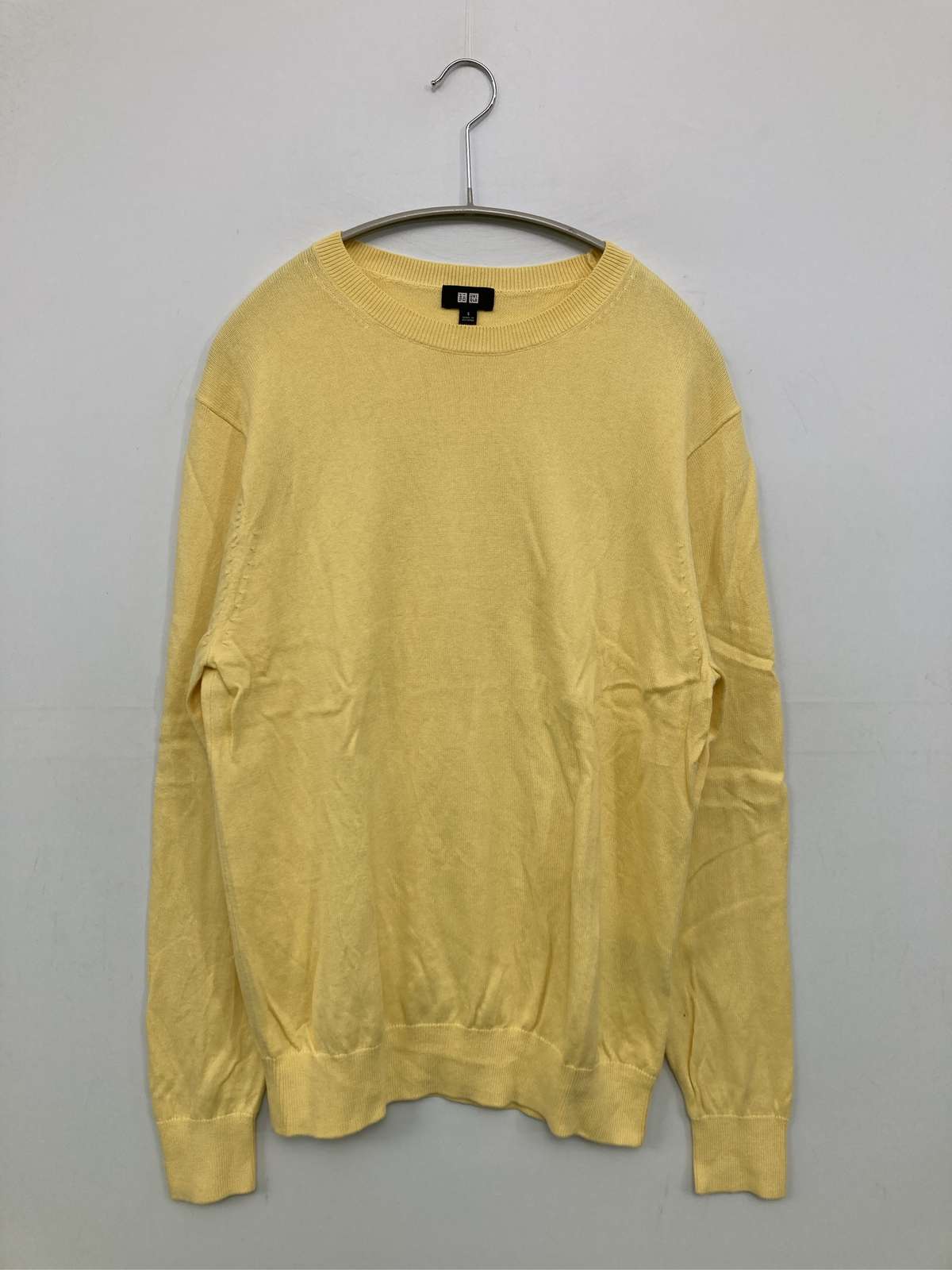 【中古】UNIQLO ユニクロ ニット/セーター S イエロー レディース