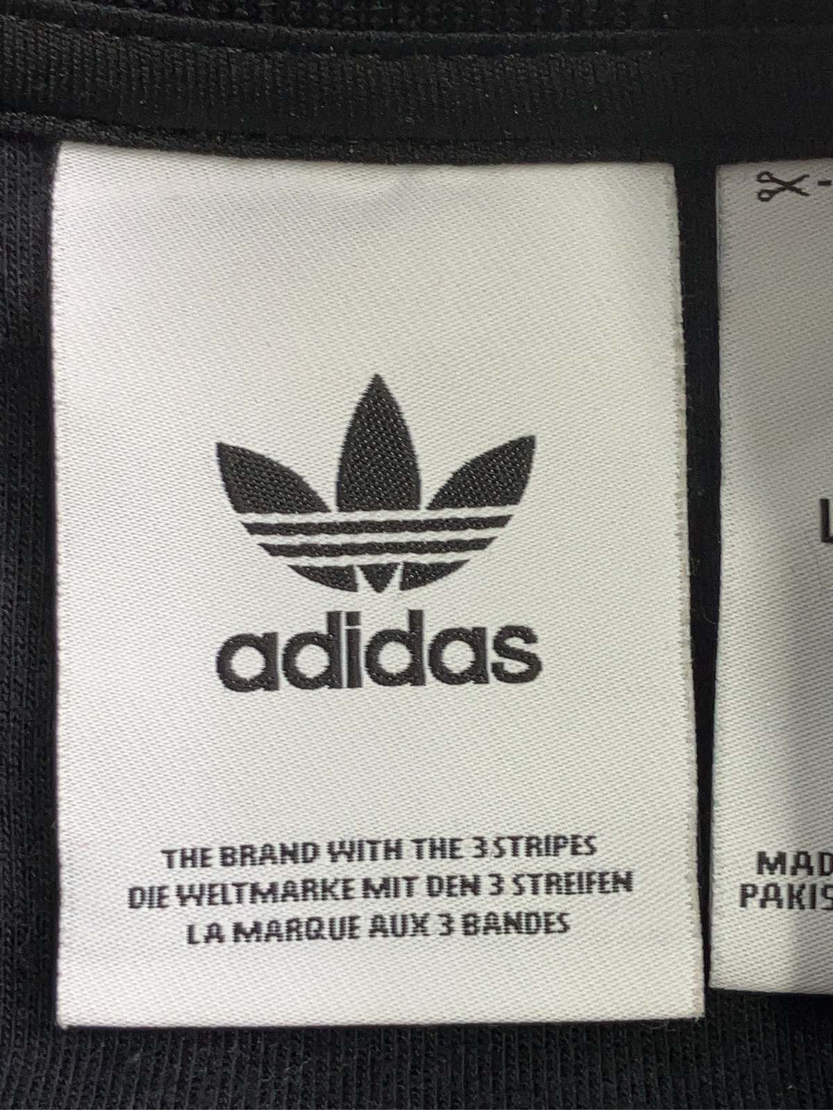 【中古】adidas アディダス ジャージ/トラックジャケット L ブラック メンズ ブラ...