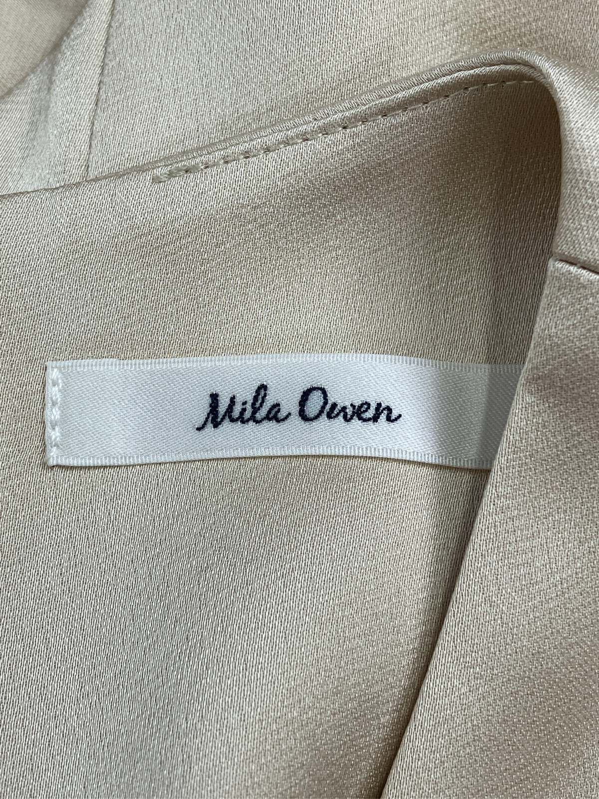 【中古】Mila Owen ミラオーウェン パンツドレス 0 ベージュ 無地 袖なし スタンダード ストレート レディース digdig-10061939 digdig 楽天市場店 サンプル画像3