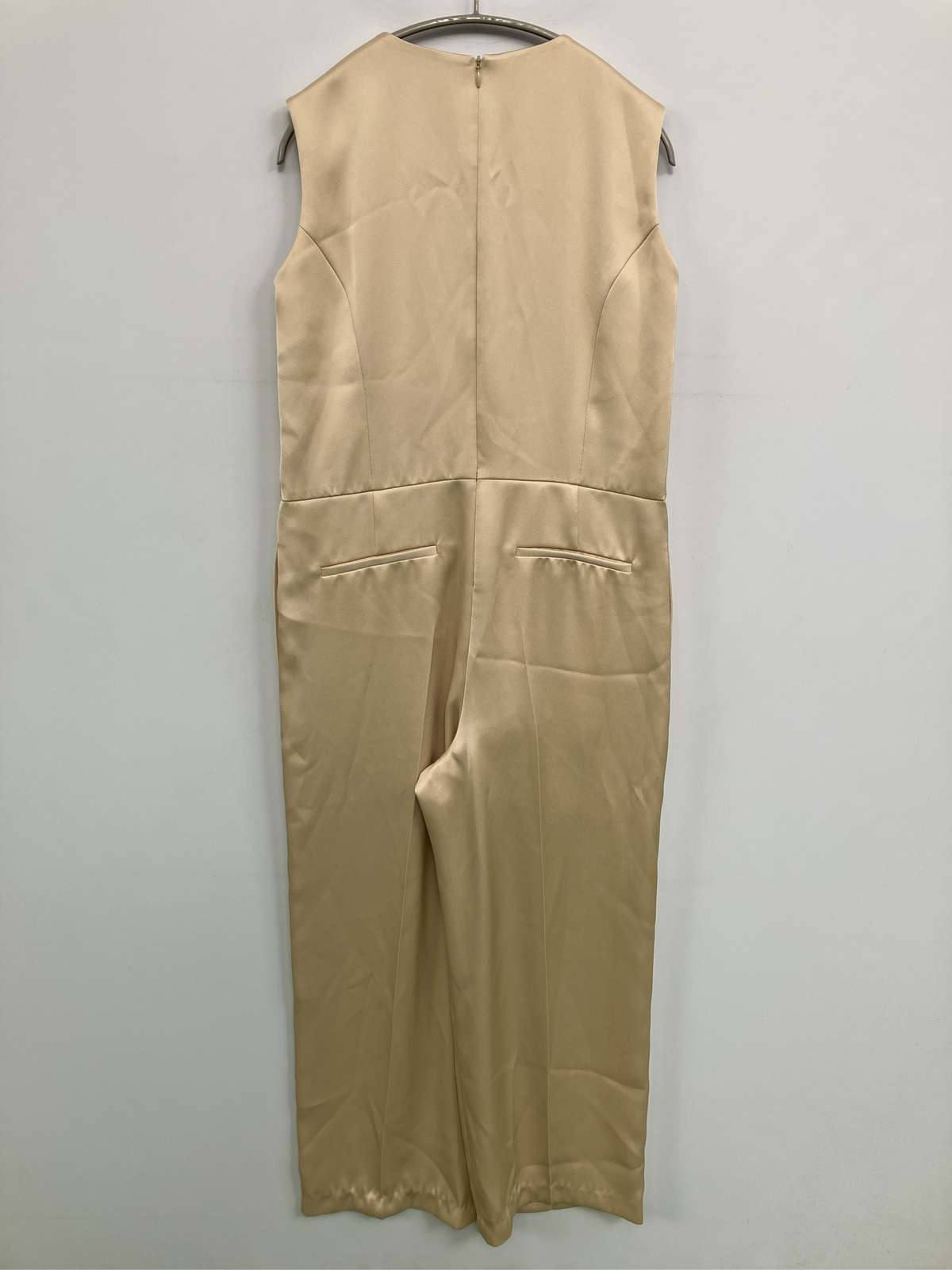 【中古】Mila Owen ミラオーウェン パンツドレス 0 ベージュ 無地 袖なし スタンダード ストレート レディース digdig-10061939 digdig 楽天市場店 サンプル画像2