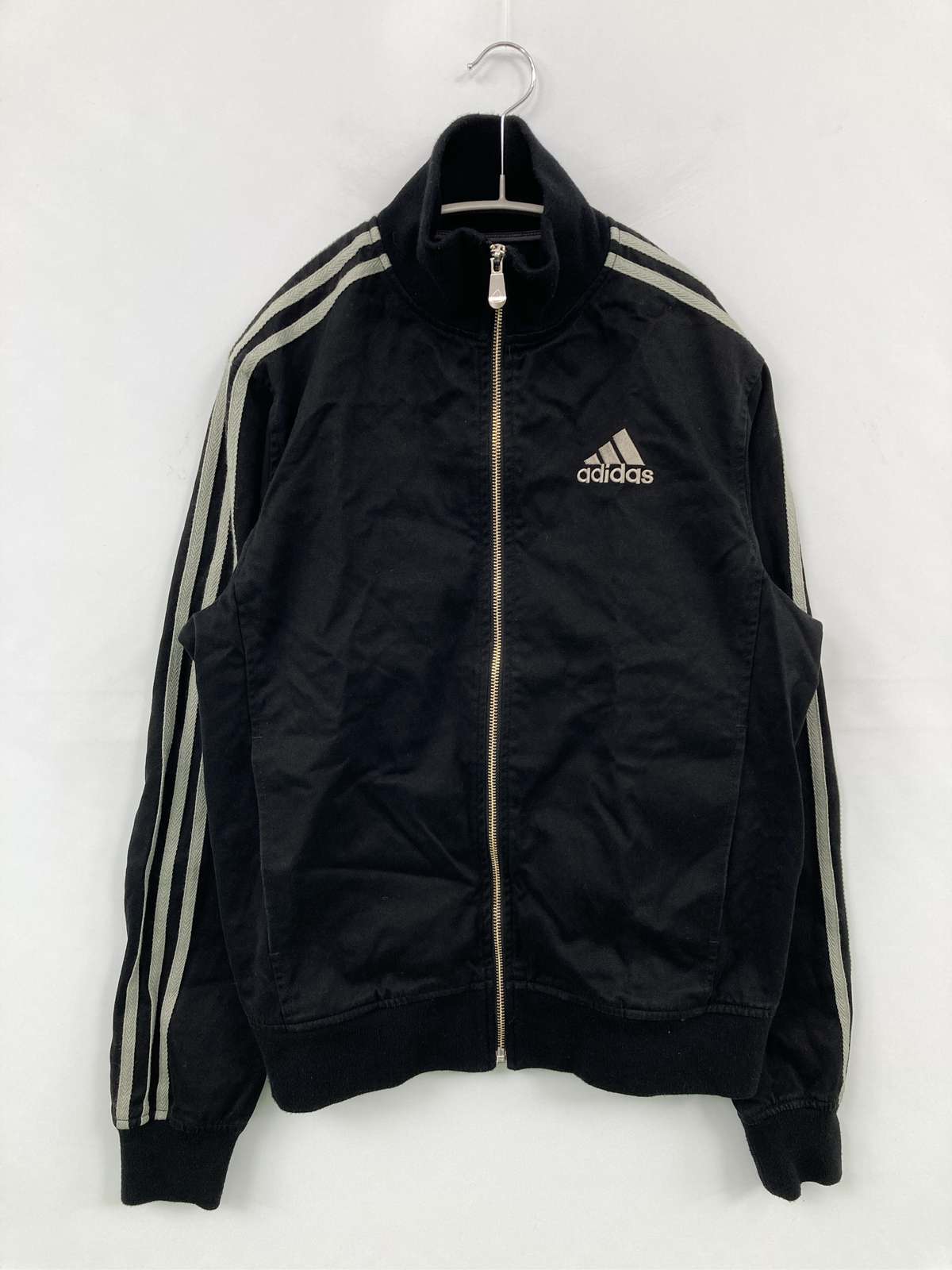 【中古】adidas アディダス ジャージ/トラックジャケット S ブラック レディース