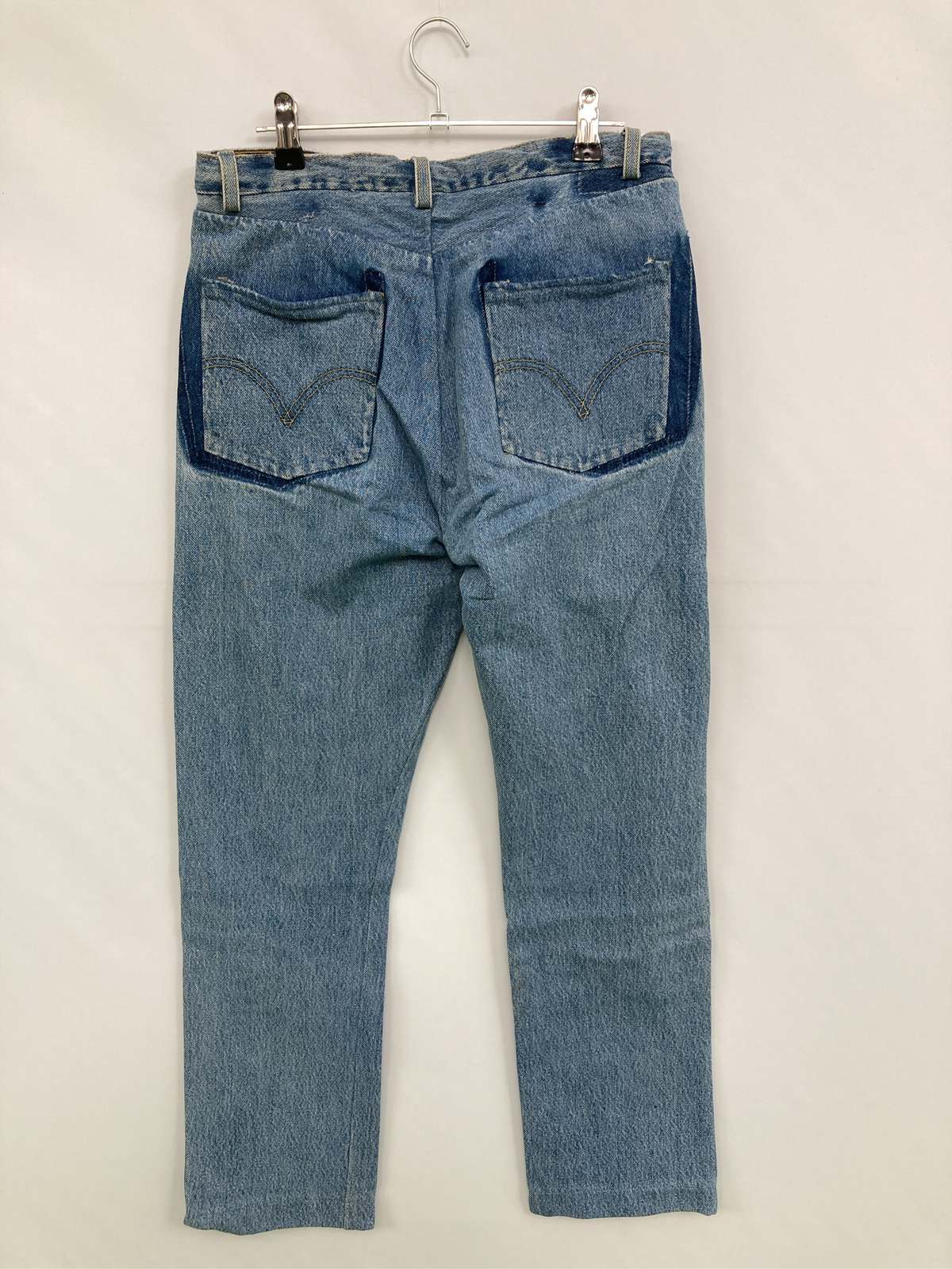 【中古】Levi's リーバイス デニムパンツ 30 ブルー フルレングス 無地 スタンダー...