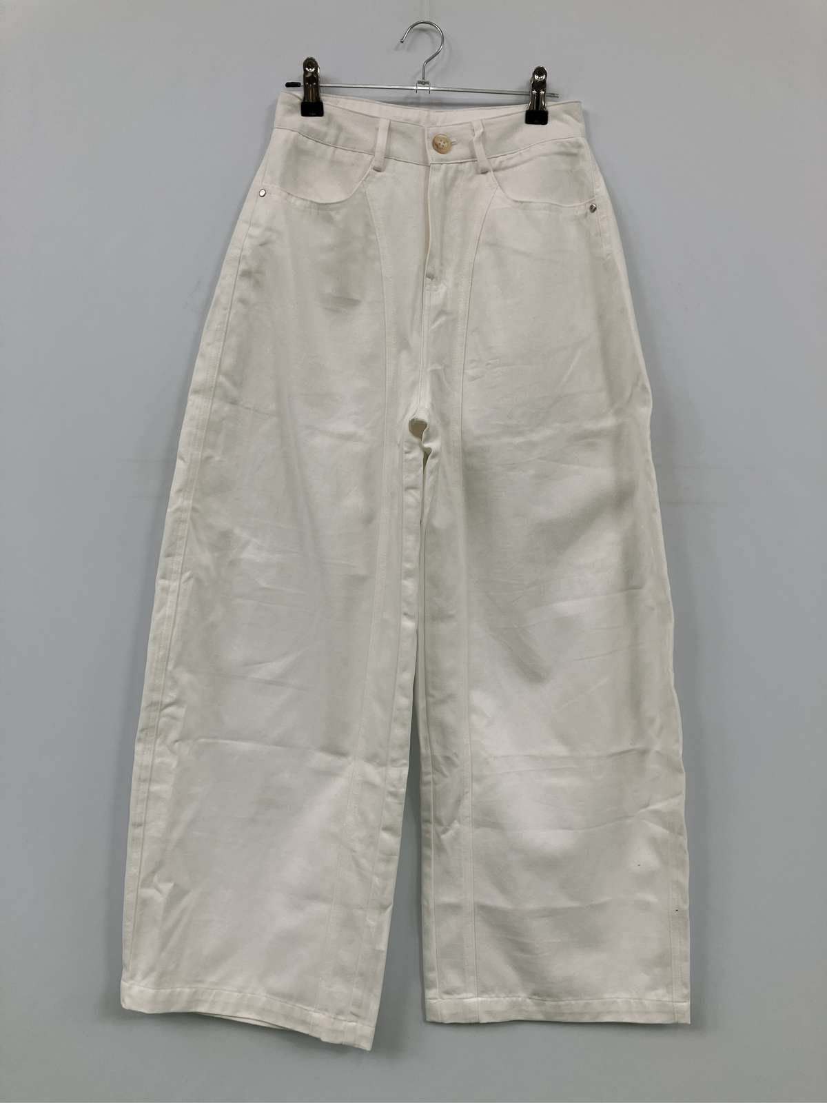 【中古】パンツ S ホワイト レディース
