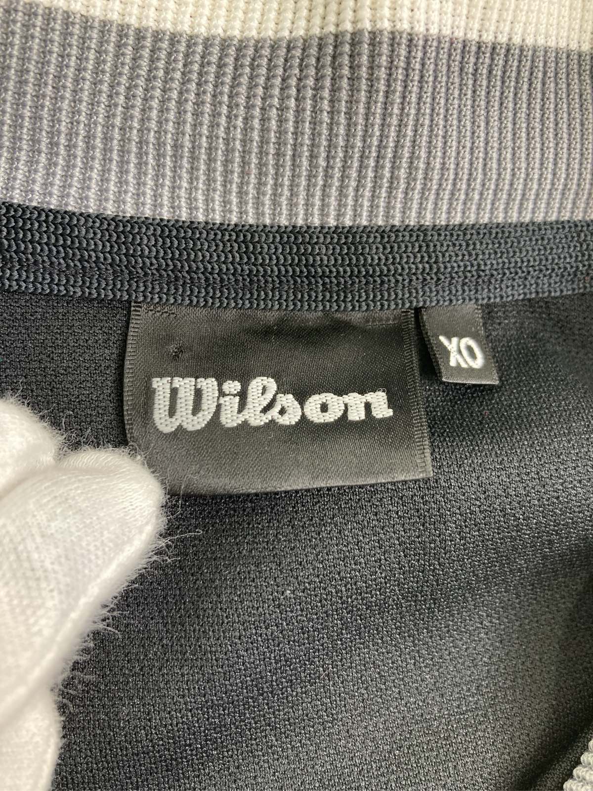 【中古】Wilson ウィルソン ジャージ/トラックジャケット XO ブラック メンズ