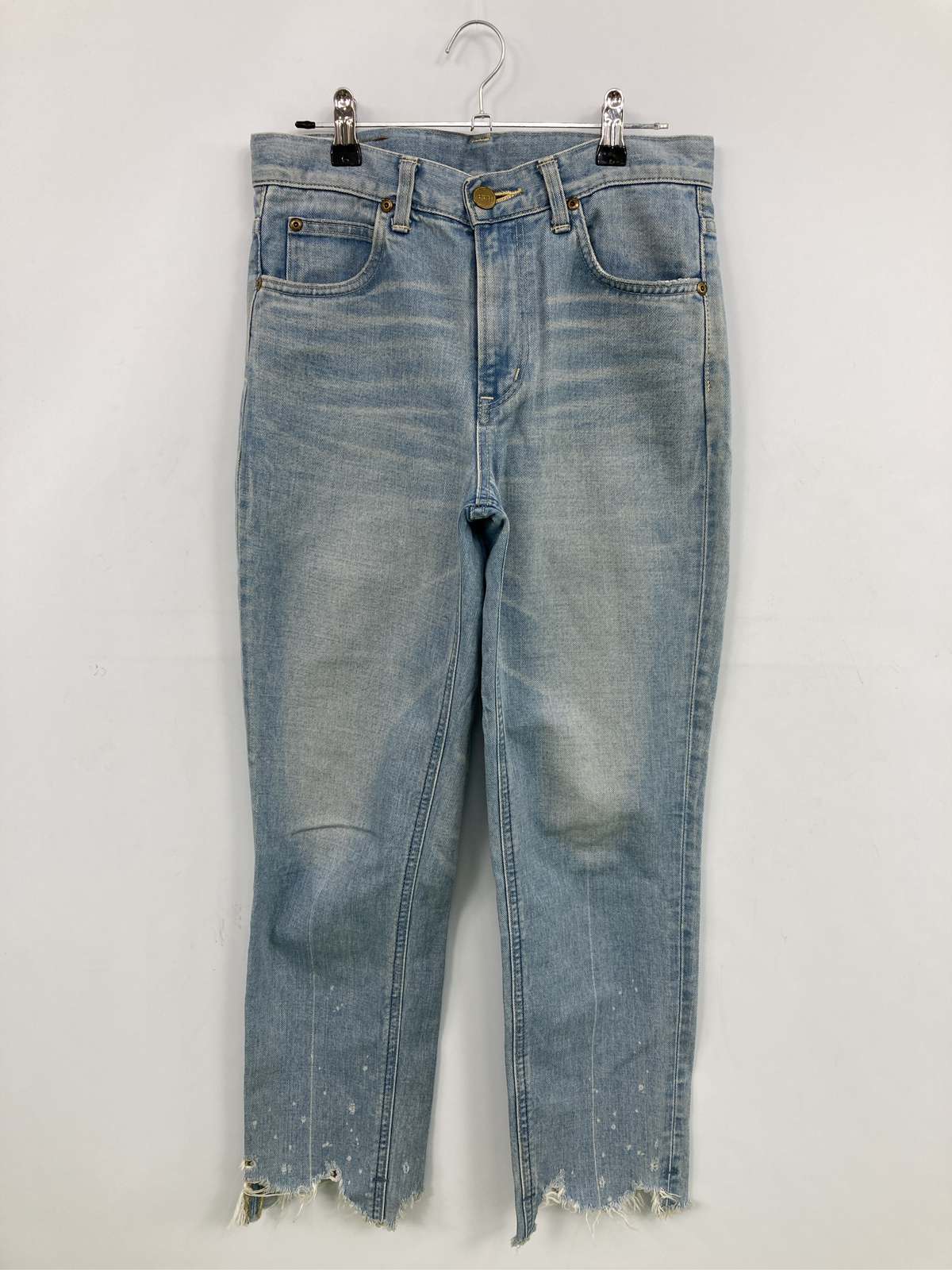 【中古】Lee リー デニムパンツ S スカイブルー レディース