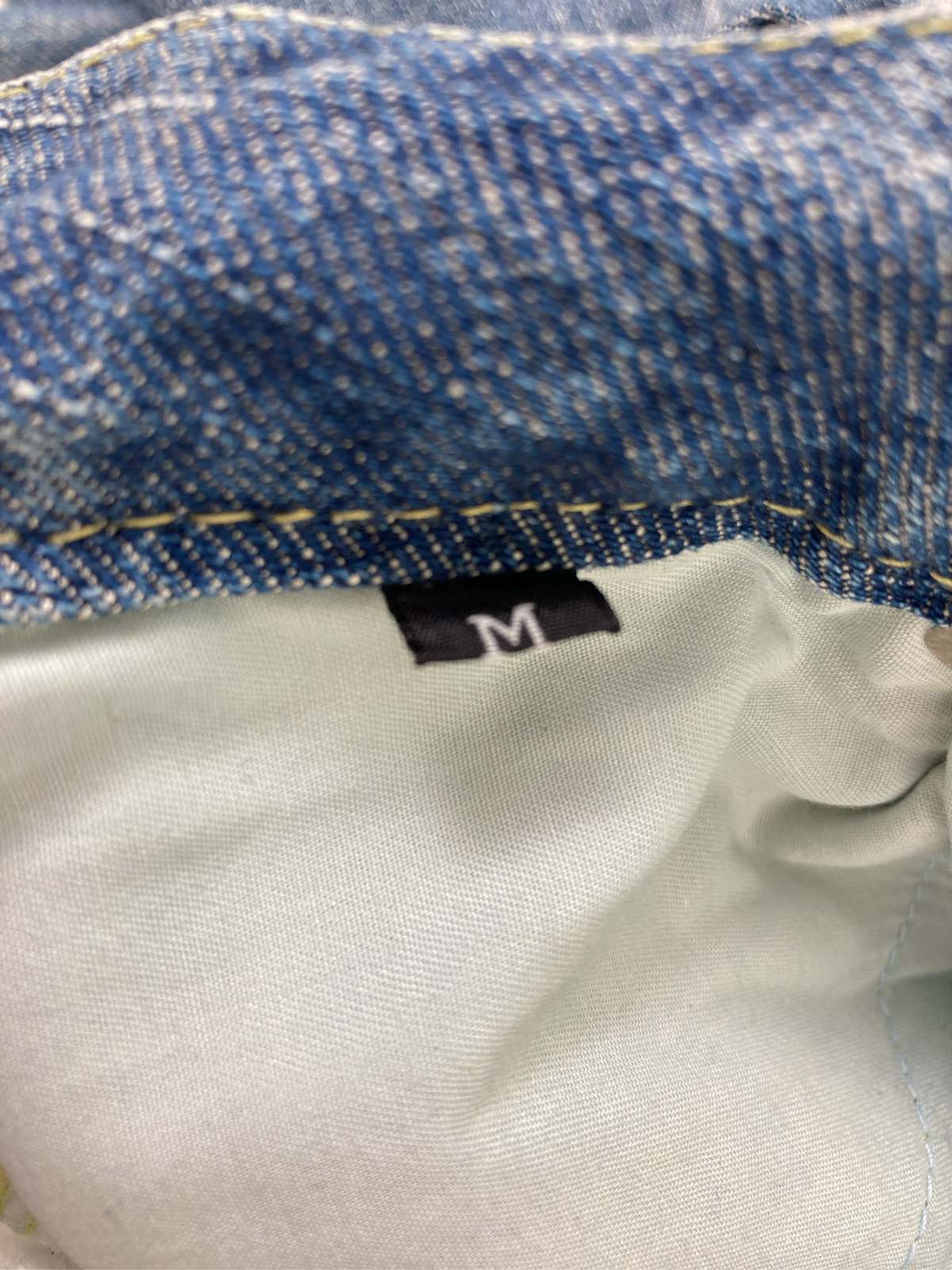 【中古】デニムスカート M ブルー レディース
