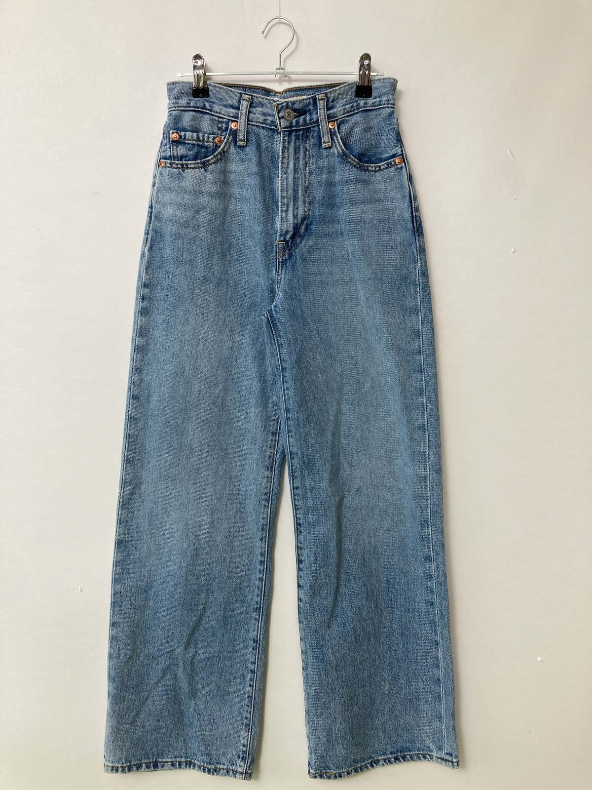 【中古】LEVI STRAUSS & CO. リーバイストラウスアンドカンパニー デニムパンツ W24 L30 ブルー レディース