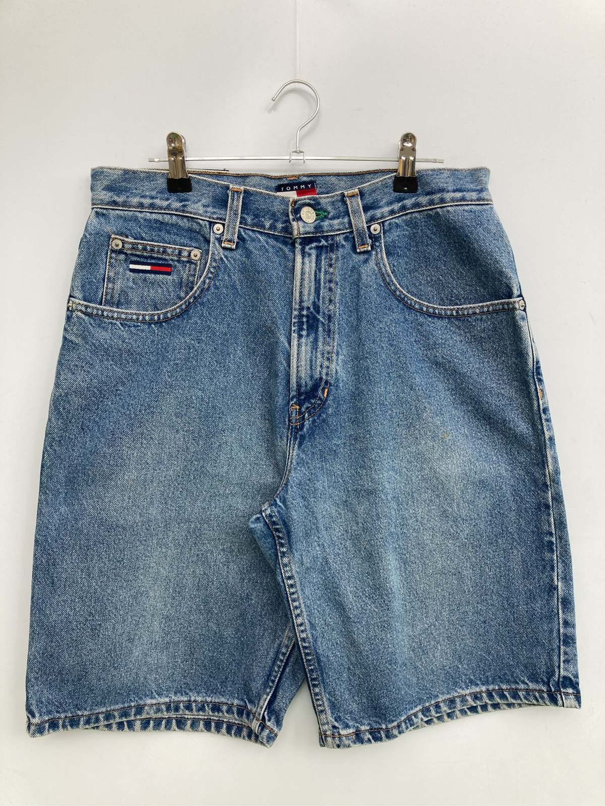 【中古】TOMMY JEANS トミージーンズ デニムパンツ 31 ブルー レディース