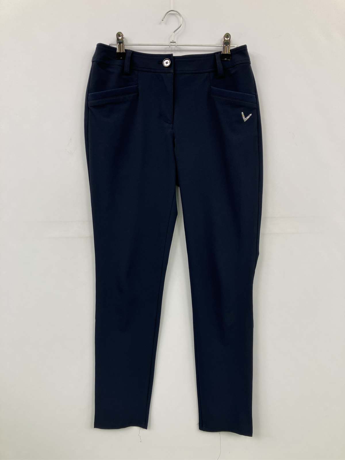 【中古】Callaway キャロウェイ パンツ S ネイビー レディース