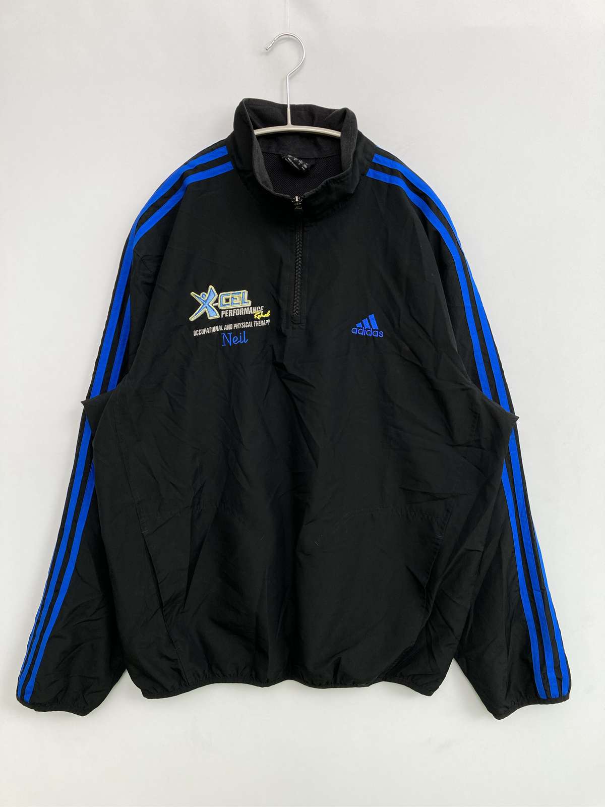 【中古】adidas アディダス ジャージ/トラックジャケット M ブラック メンズ レディース