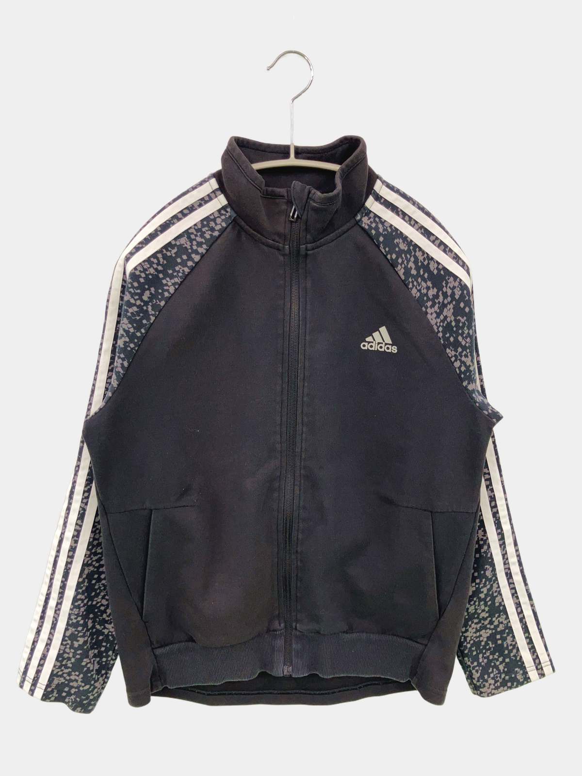 【中古】adidas アディダス ジャージ/トラックジャケット 160 ブラック レディース...