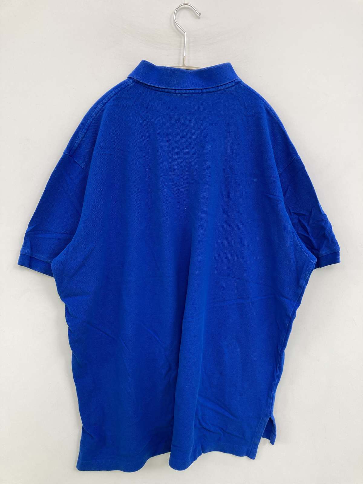 【中古】Polo Ralph Lauren ポロラルフローレン ポロシャツ XL ブルー 無地 ワンポ...