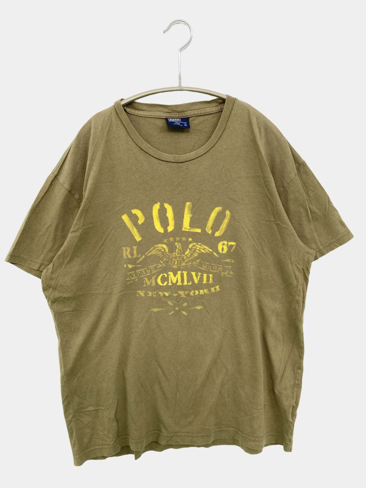 楽天市場】ラルフローレン（カラーカーキグリーン）（Tシャツ